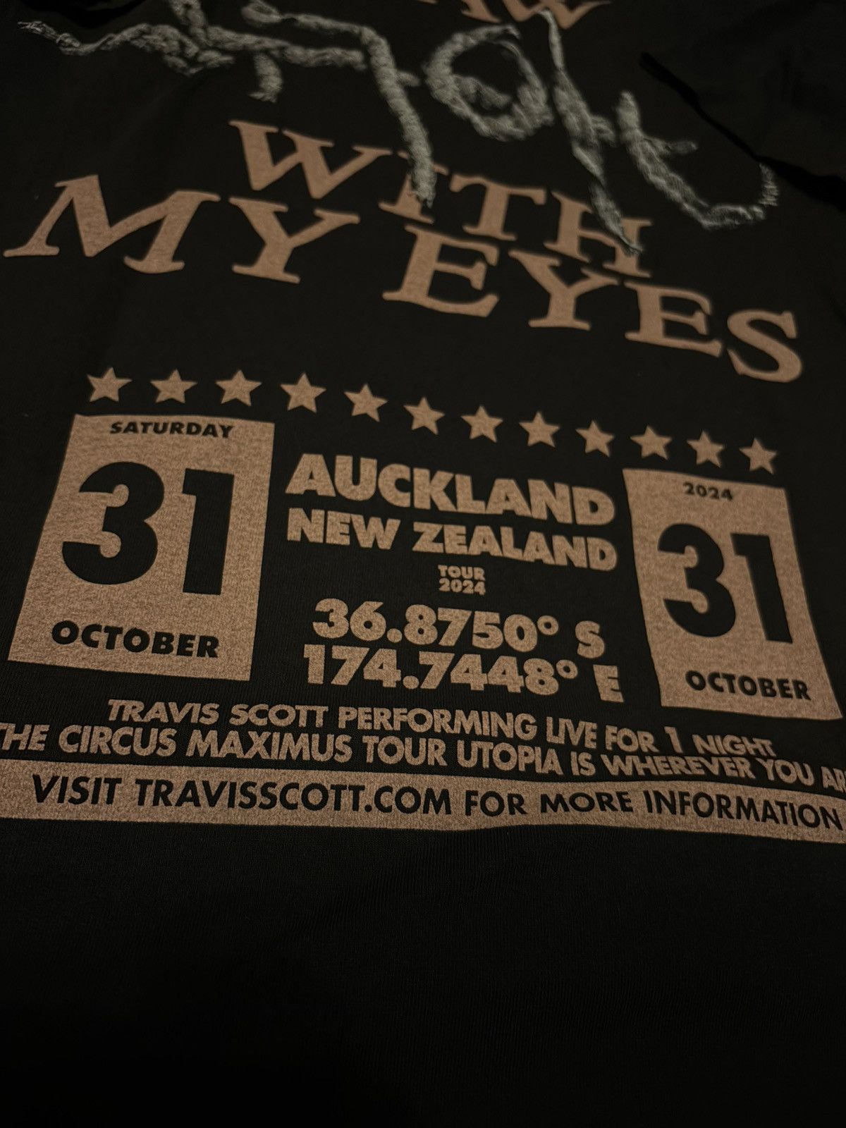 Travis Scott TRAVIS SCOTT “I SAW UTOPIA IN MY EYES” T SHIRT Size US S / EU 44-46 / 1 - 4 Thumbnail