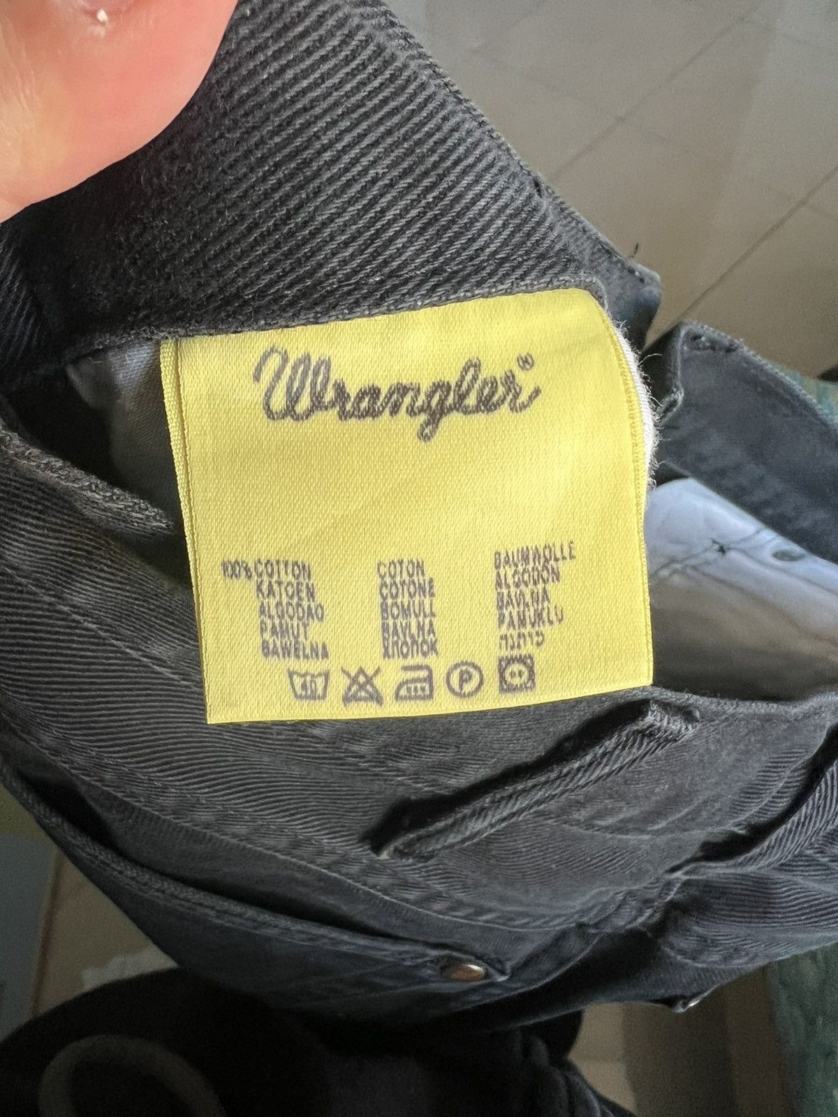 Wrangler Wrangler Evolution Black Jeans W32 L36 | Extra Long Tall Fit Size US 32 / EU 48 - 6 Thumbnail