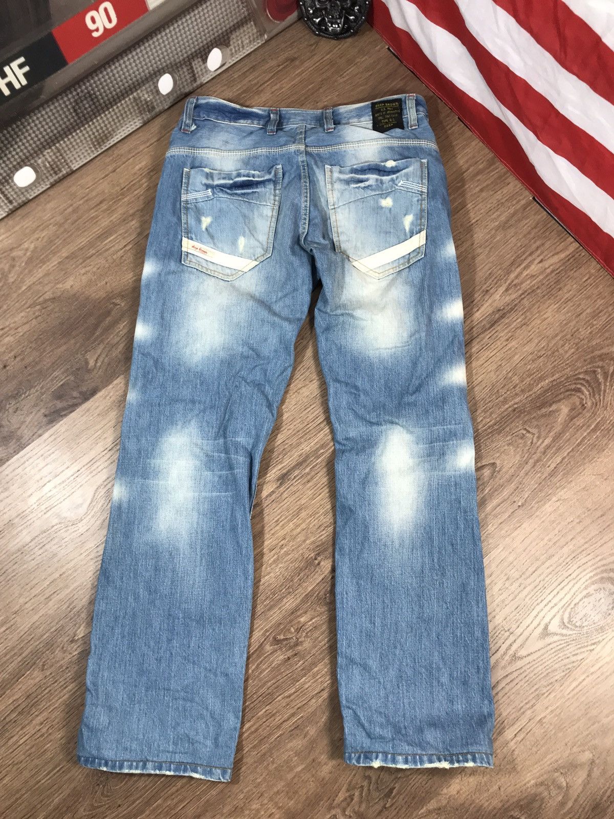Japanese Brand × Vintage Vintage Distressed Denim Pants Jeans Size US 33 - 11 Thumbnail