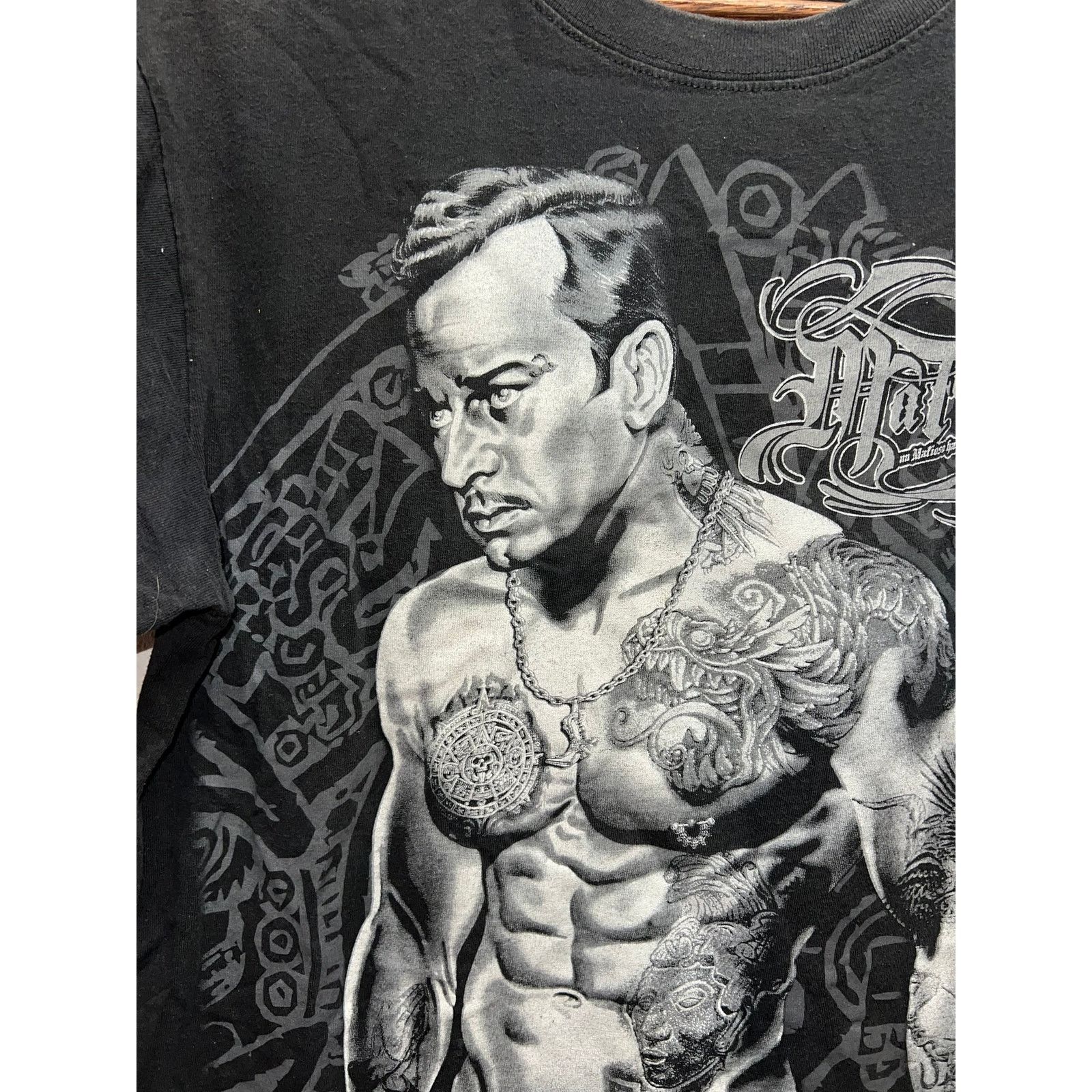 Vintage Mafioso El Mujertego Shirt Graphic Black Riviera Maya Tee L Size US L / EU 52-54 / 3 - 2 Thumbnail