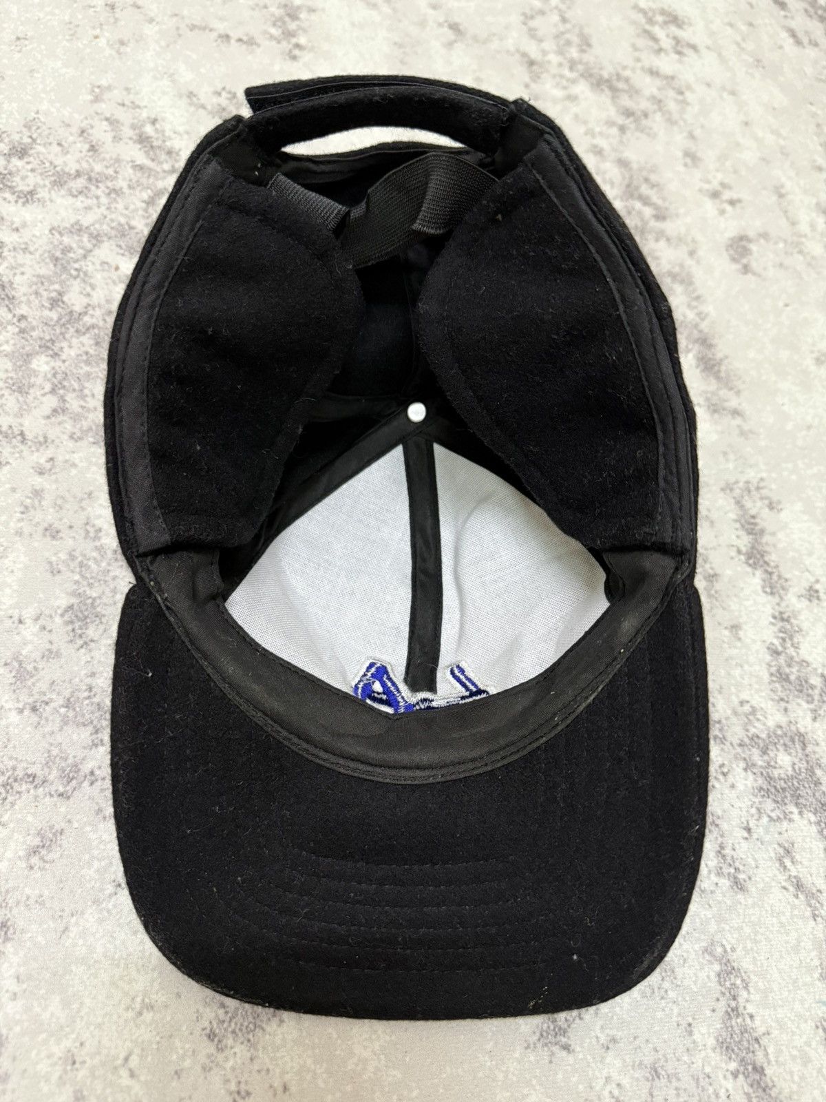 Japanese Brand Vintage LA Black Wool with earlaps Size ONE SIZE - 7 Thumbnail