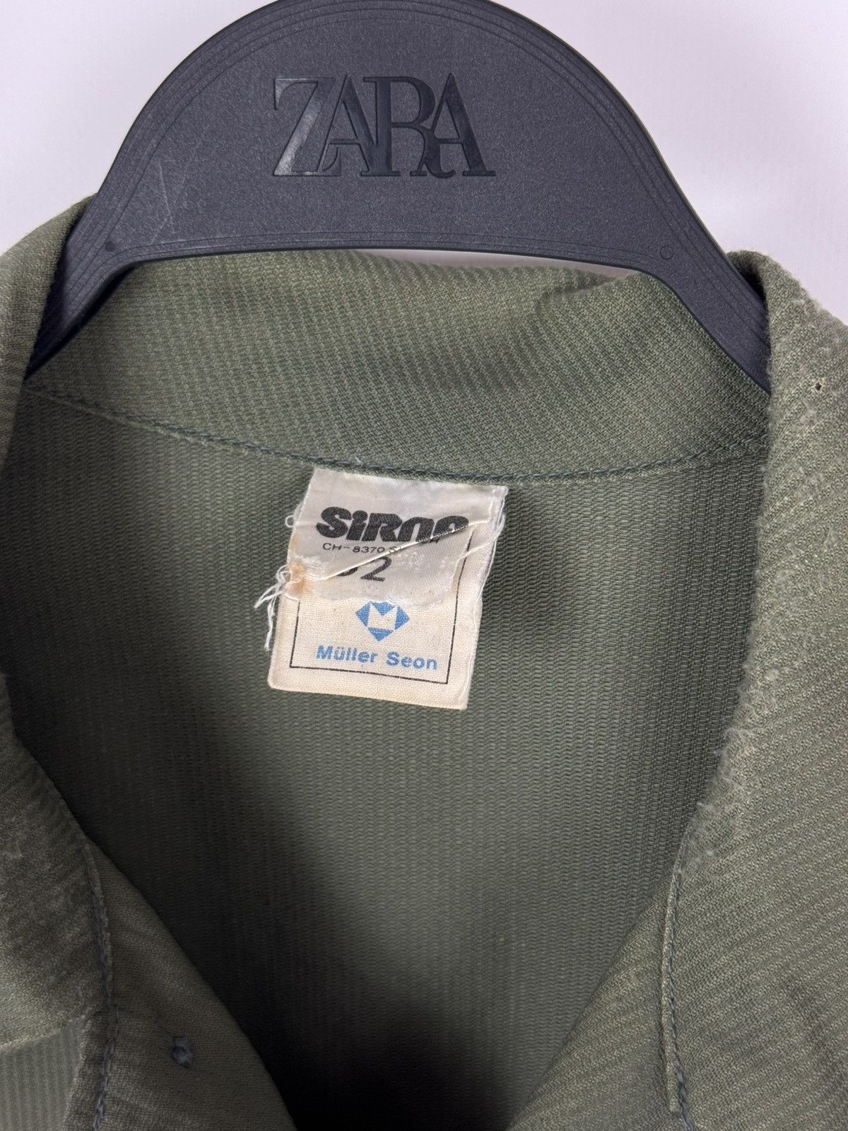 Vintage 1970’s Vintage Distressed Sirna Work Jacket Size US L / EU 52-54 / 3 - 9 Thumbnail