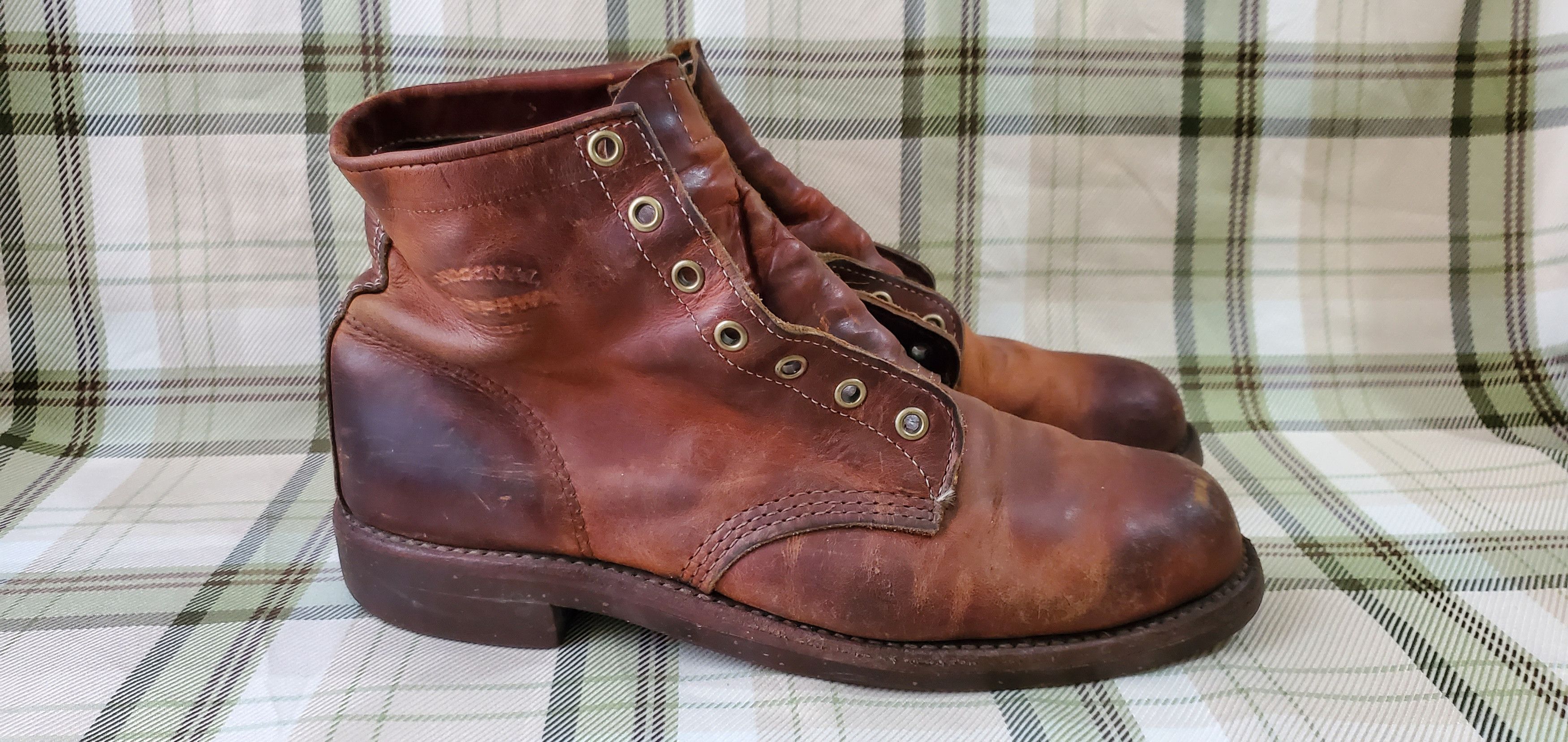 Chippewa CHIPPEWA Brown Leather Lace Up Boots Size US 8 / EU 41 - 3 Thumbnail