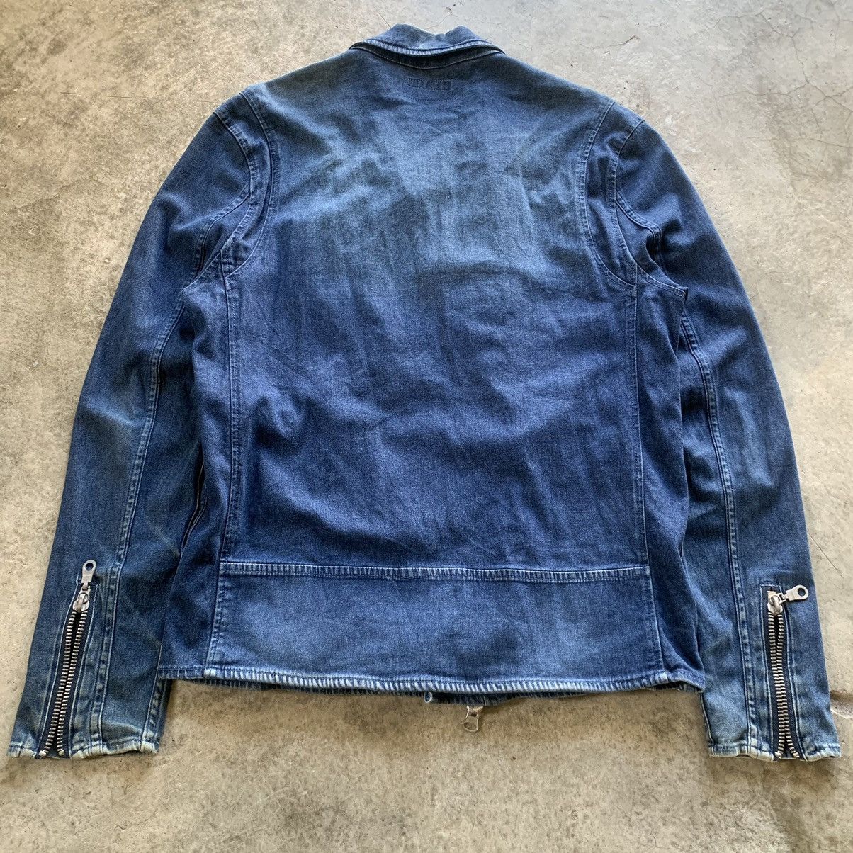 Japanese Brand Blue Tornado Japan Double Collar Punk Jacket Size US L / EU 52-54 / 3 - 8 Thumbnail
