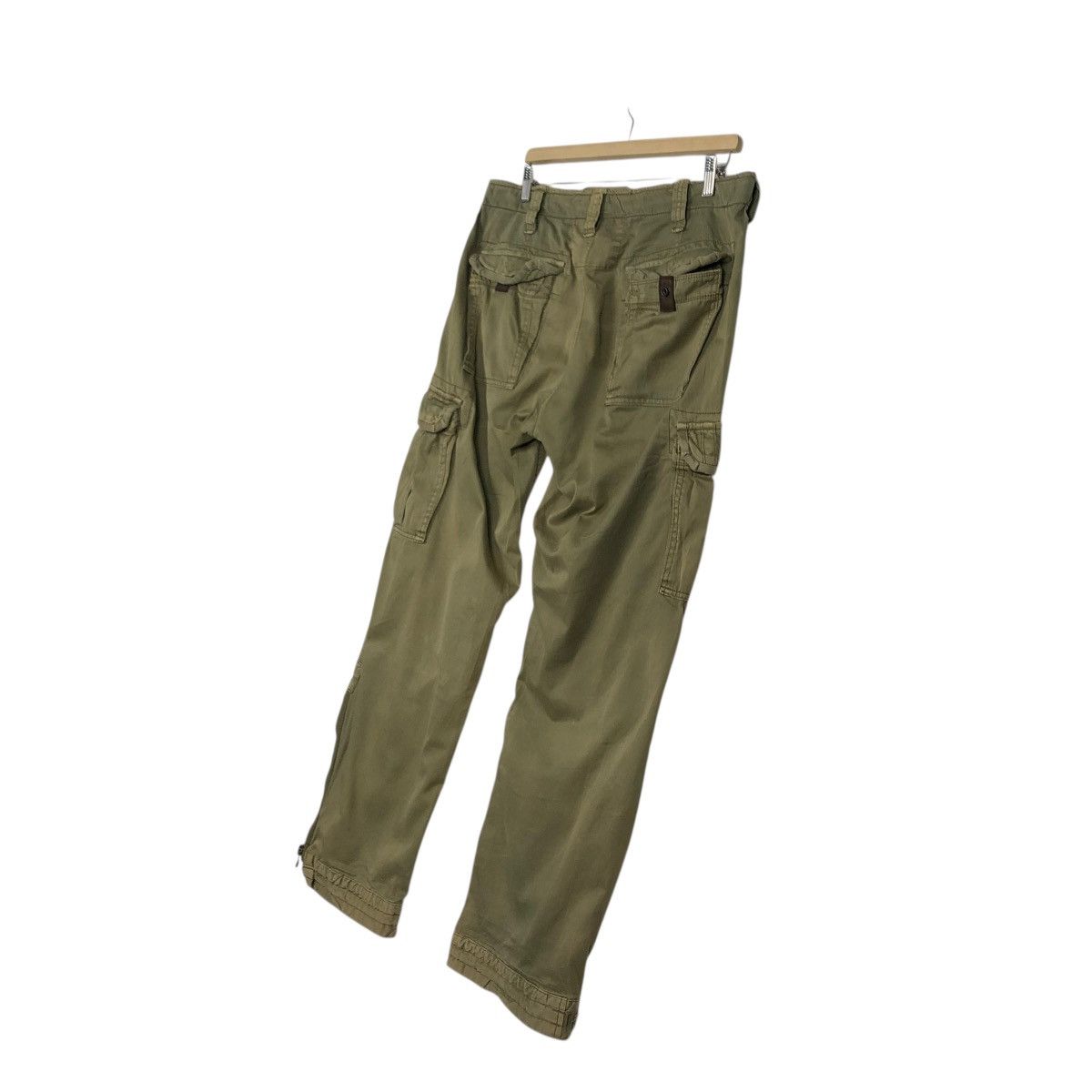 Japanese Brand 🔥TACTICAL PARACHUTE BIKER PANTS UTILITY MULTI POCKET ABECROM Size US 34 / EU 50 - 12 Thumbnail