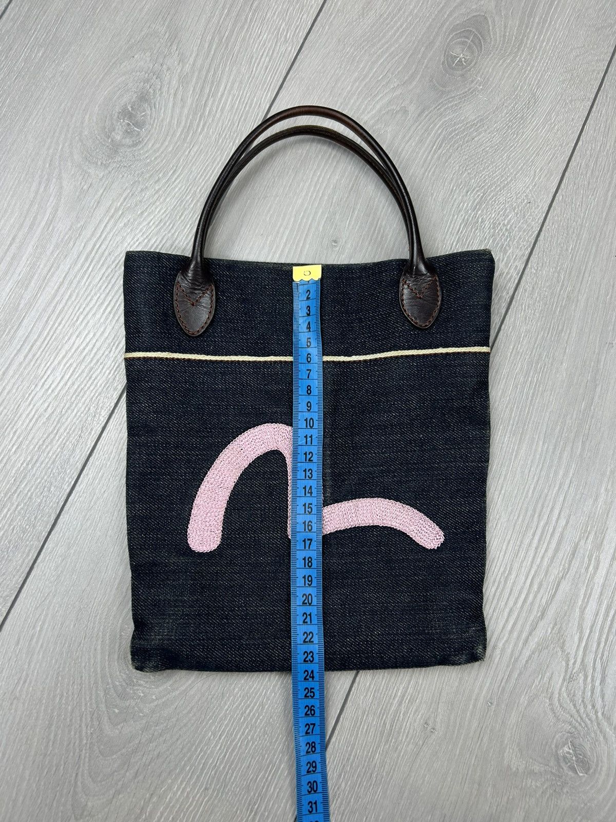 Evisu × Vintage Evisu Vintage denim handle bag Size ONE SIZE - 6 Thumbnail