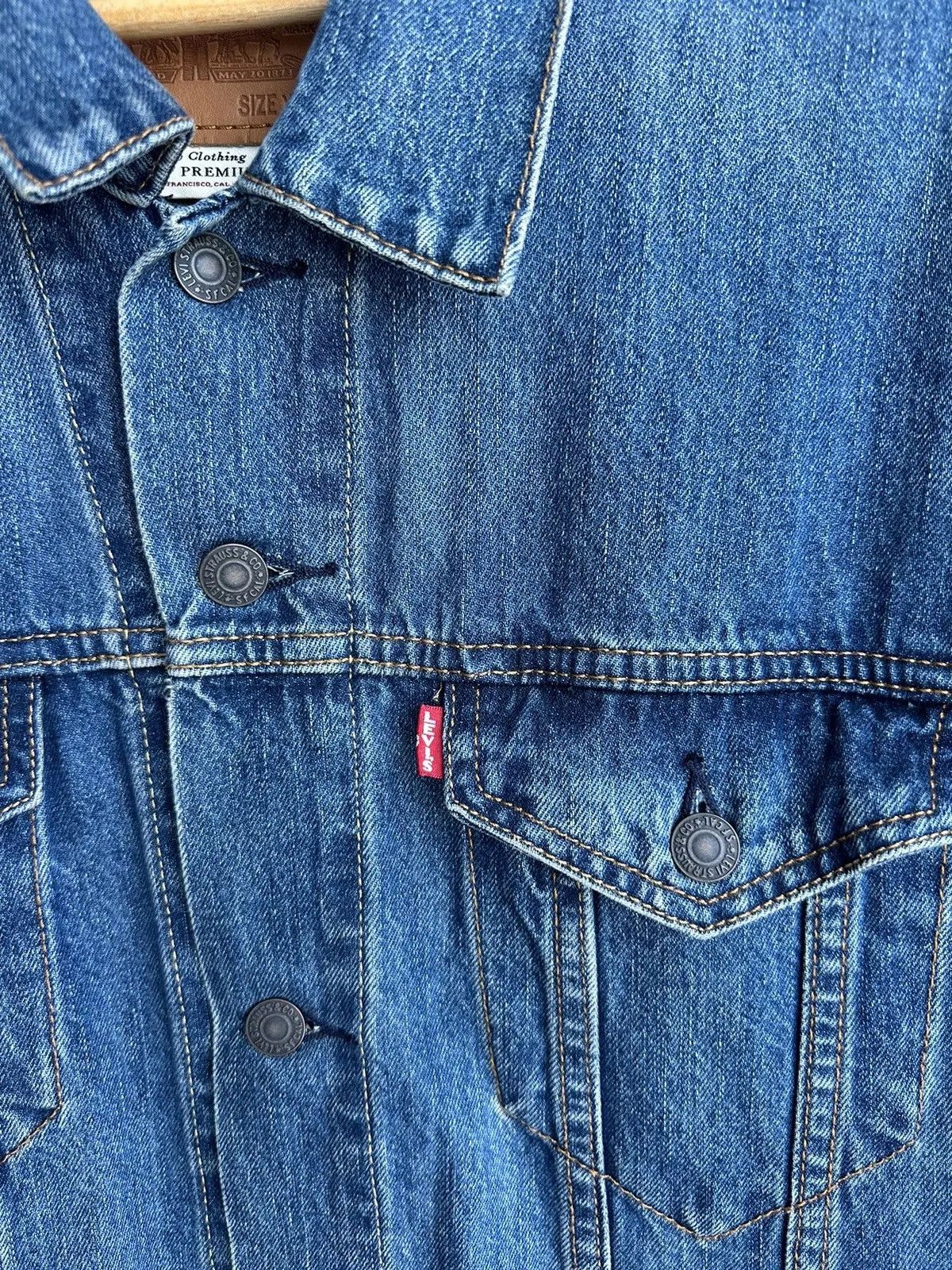 Levi's × Vintage Vintage Levi’s Denim Blue Jacket Size US XL / EU 56 / 4 - 4 Thumbnail