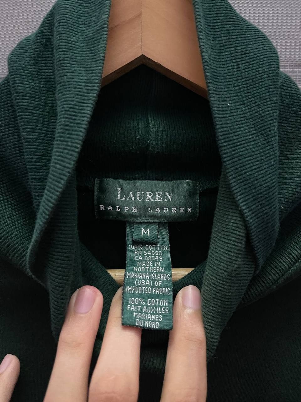 Polo Ralph Lauren Vintage Sun Faded Ralph Lauren Soft Cotton Turtleneck Size US M / EU 48-50 / 2 - 4 Thumbnail