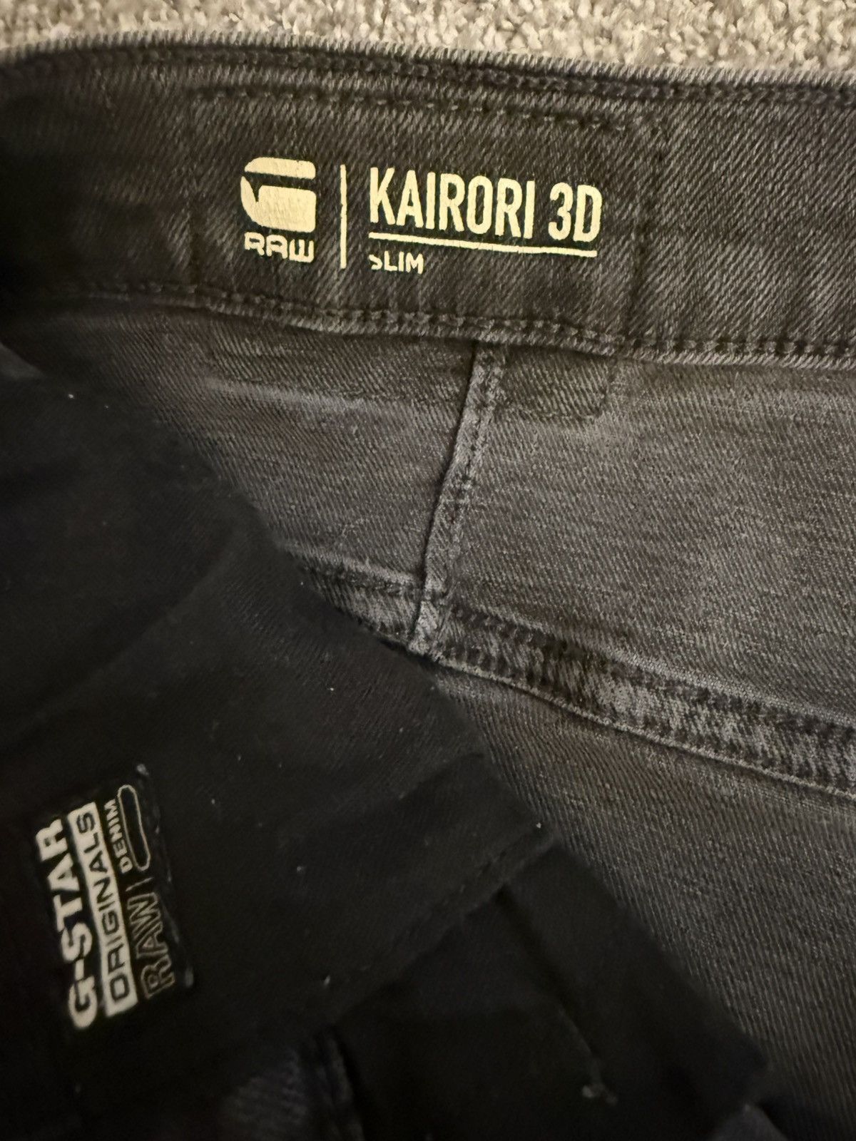 G-Star Kairori 3D Charcoal Slim Jeans Size US 32 / EU 48 - 5 Thumbnail
