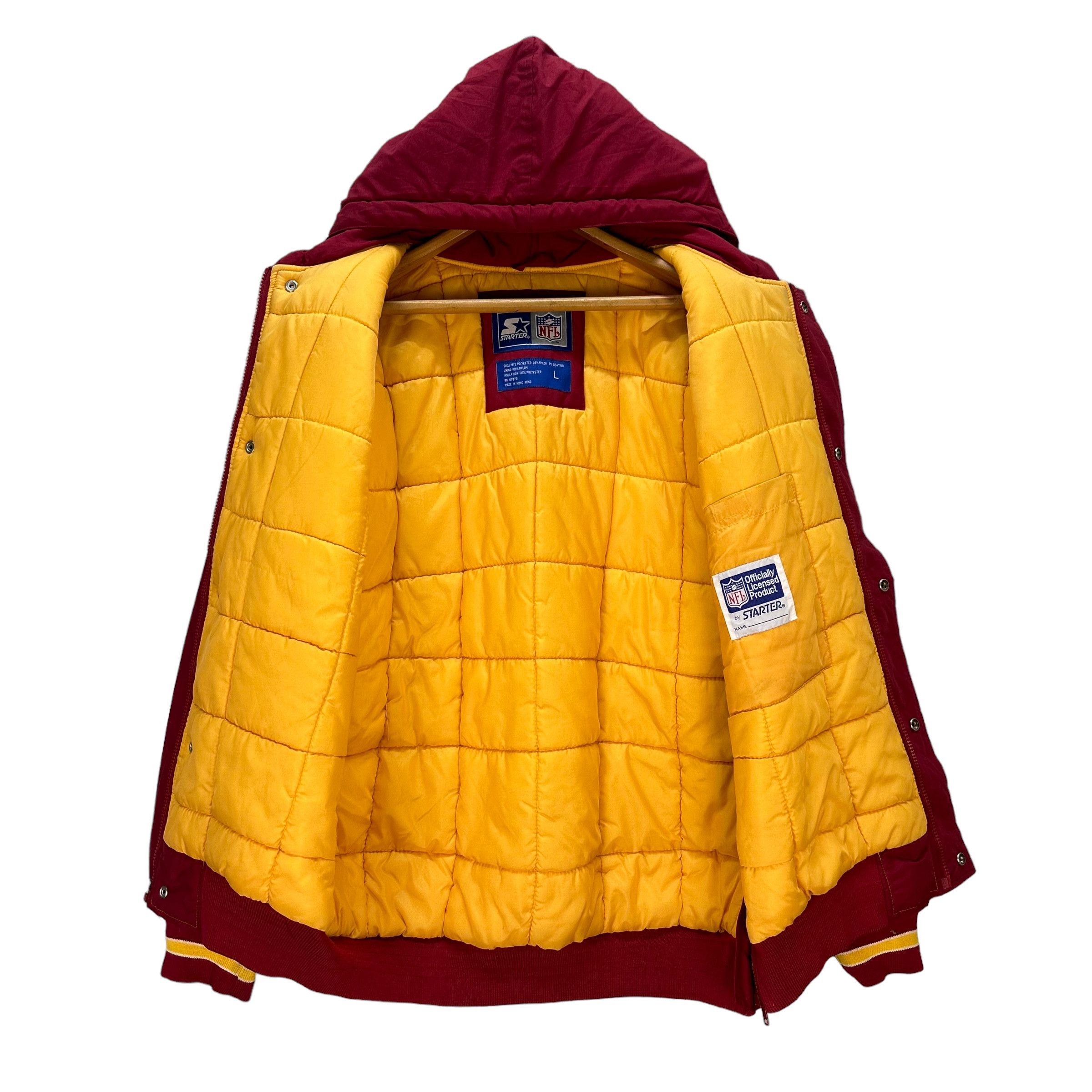 Starter NFL STARTER REDSKINS BIG LOGO HOODED JACKET #8880-034 Size US L / EU 52-54 / 3 - 12 Thumbnail