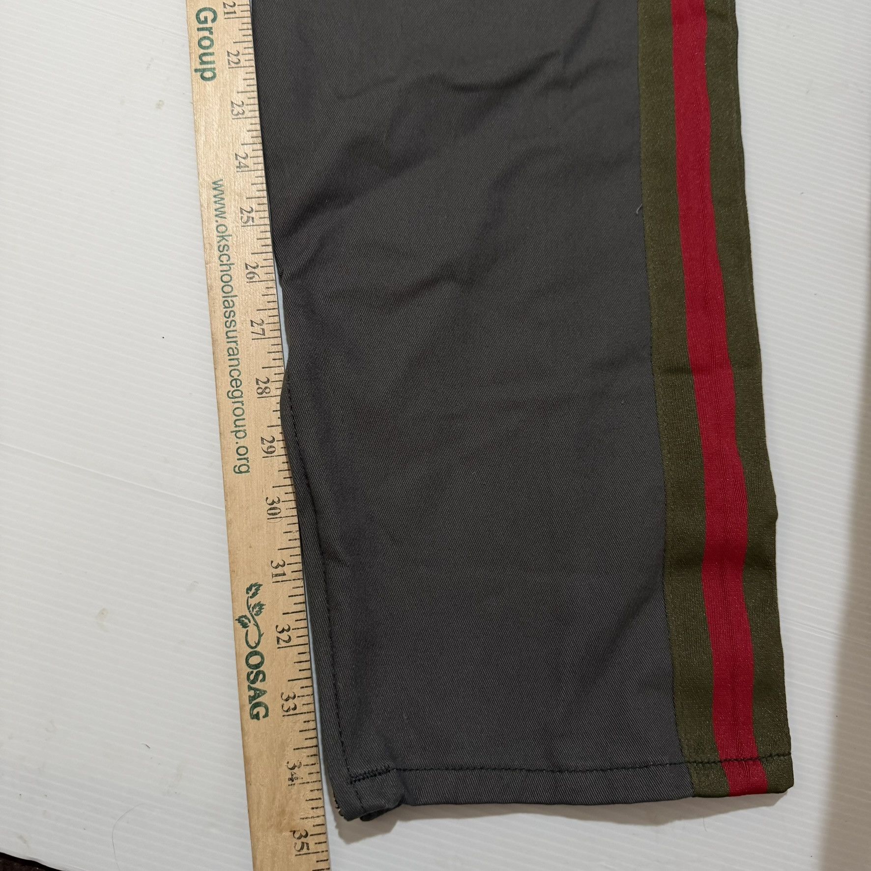 Golden Denim GDFG Custom Stacked Utility Cargo Pants w/Red/GreenStripes Size US 44 / EU 60 - 3 Thumbnail
