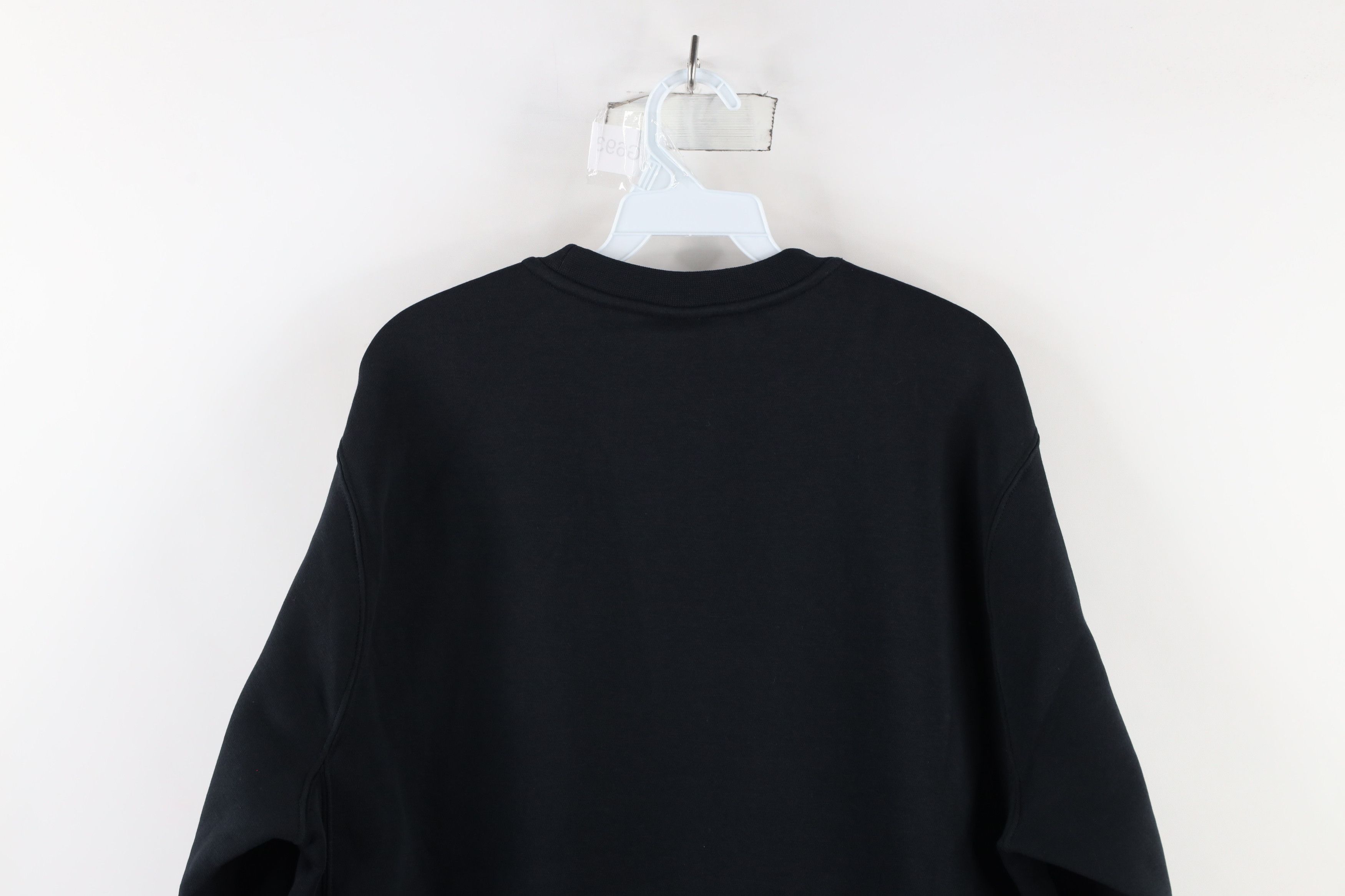 Nike × Vintage Deadstock Nike Scott Mini Swoosh Crewneck Sweatshirt Black Size US M / EU 48-50 / 2 - 10 Thumbnail