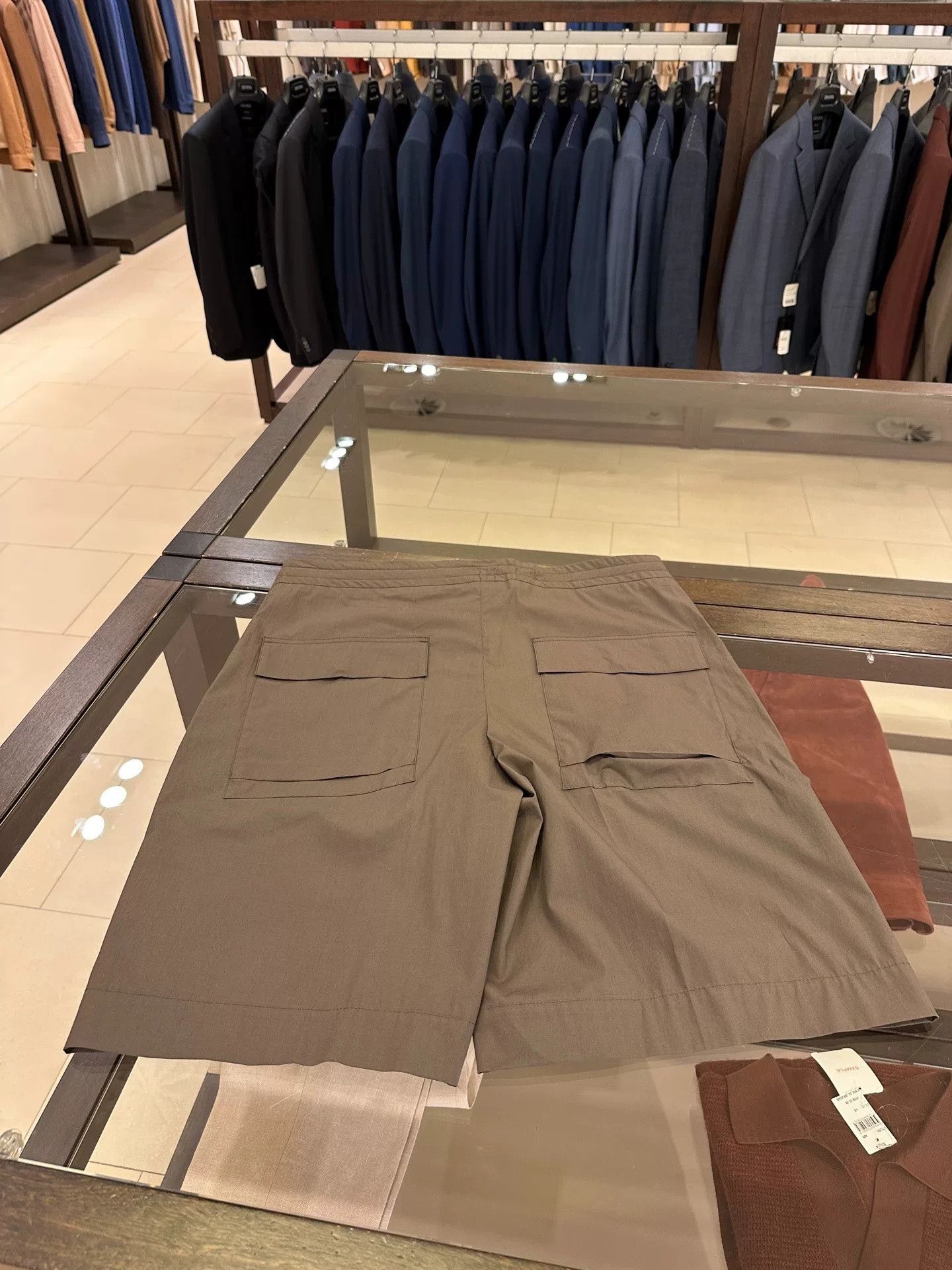 Ermenegildo Zegna Zegna Brown Men's Discount Shorts Size US 32 / EU 48 - 7 Thumbnail