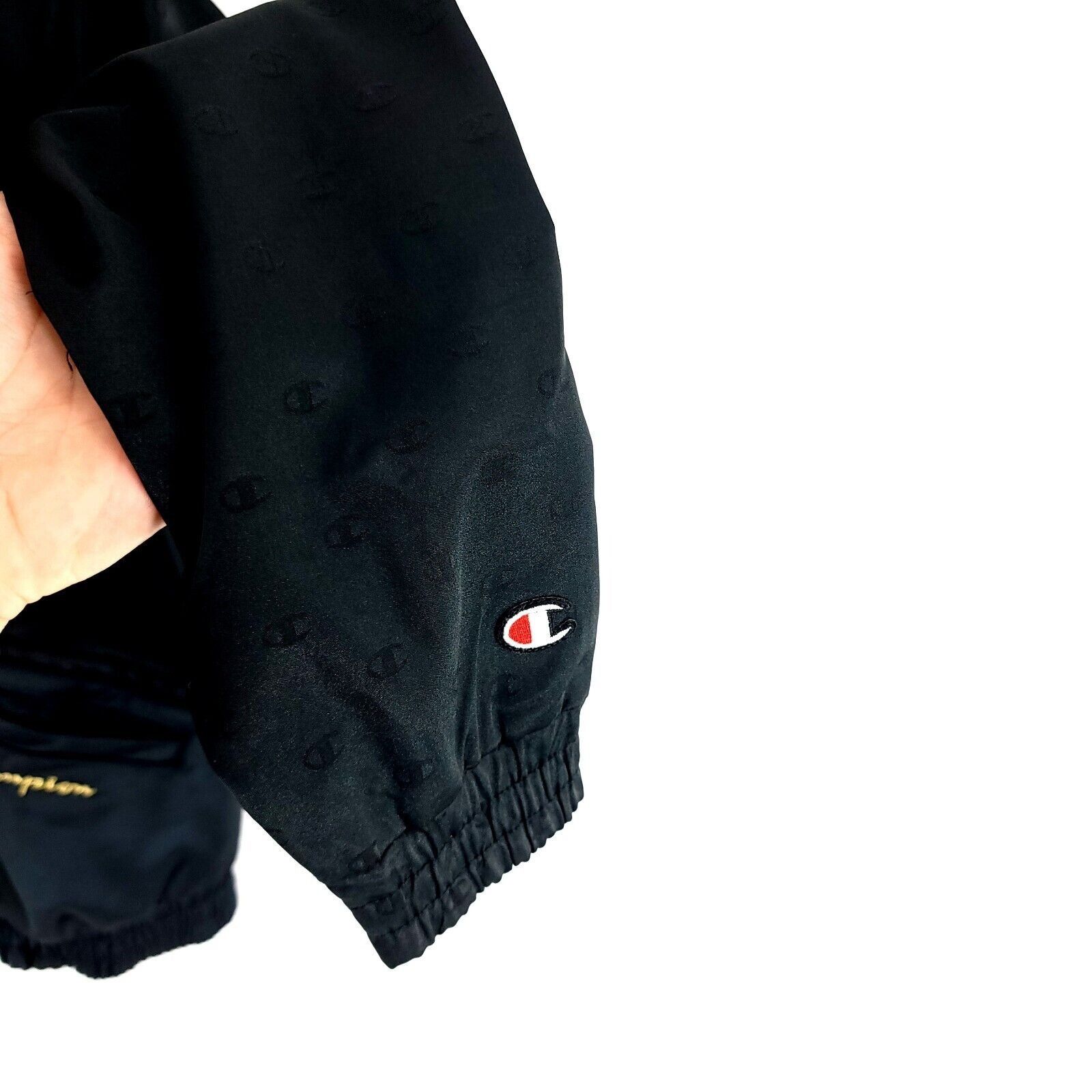 Champion Champion Black Full Zip Gold Fitted Botttom Jacket Medium Po Size M / US 6-8 / IT 42-44 - 4 Thumbnail