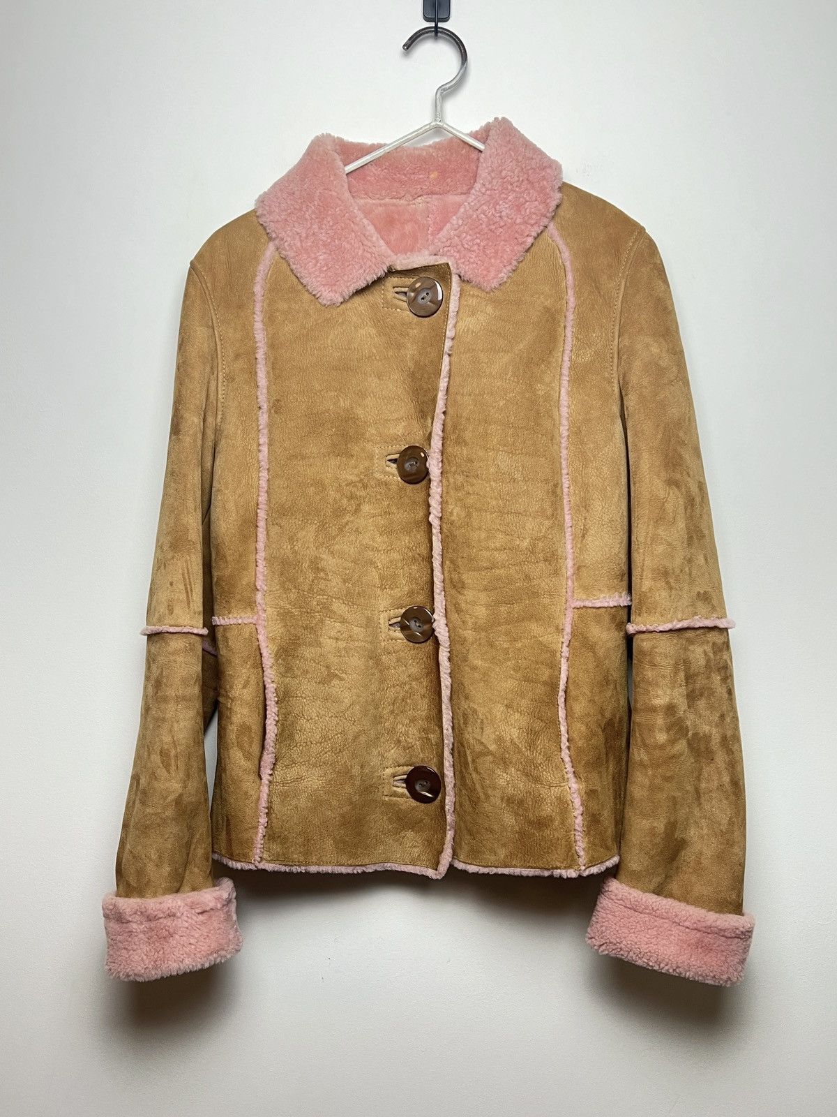 Dolce & Gabbana dolce & gabbana y2k archive faux shearling real suede jacket Size US M / EU 48-50 / 2 - 3 Thumbnail