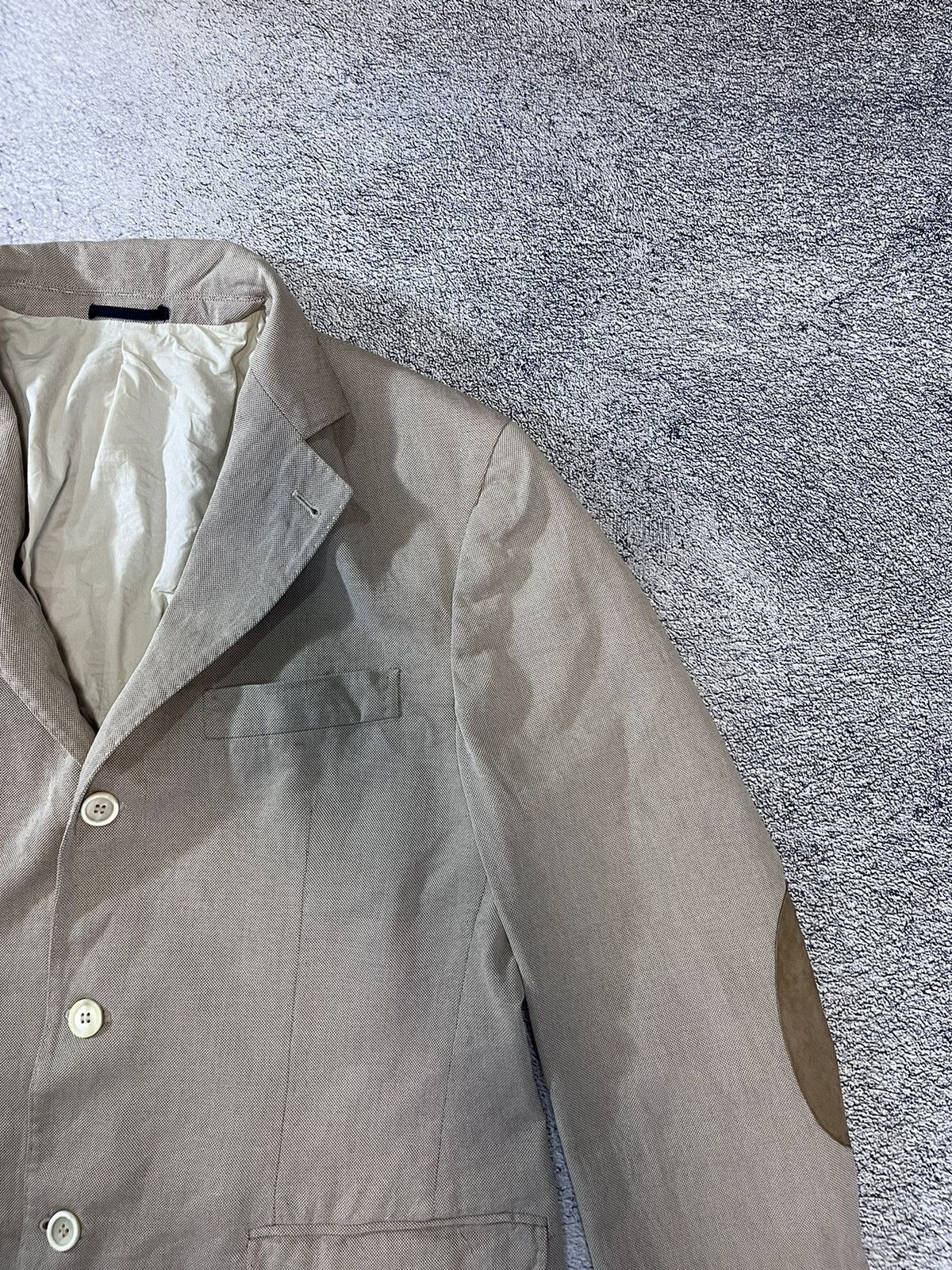 Brunello Cucinelli Brunello Cucinelli Blazer Jacket Application Real Leather Size 50R - 3 Thumbnail