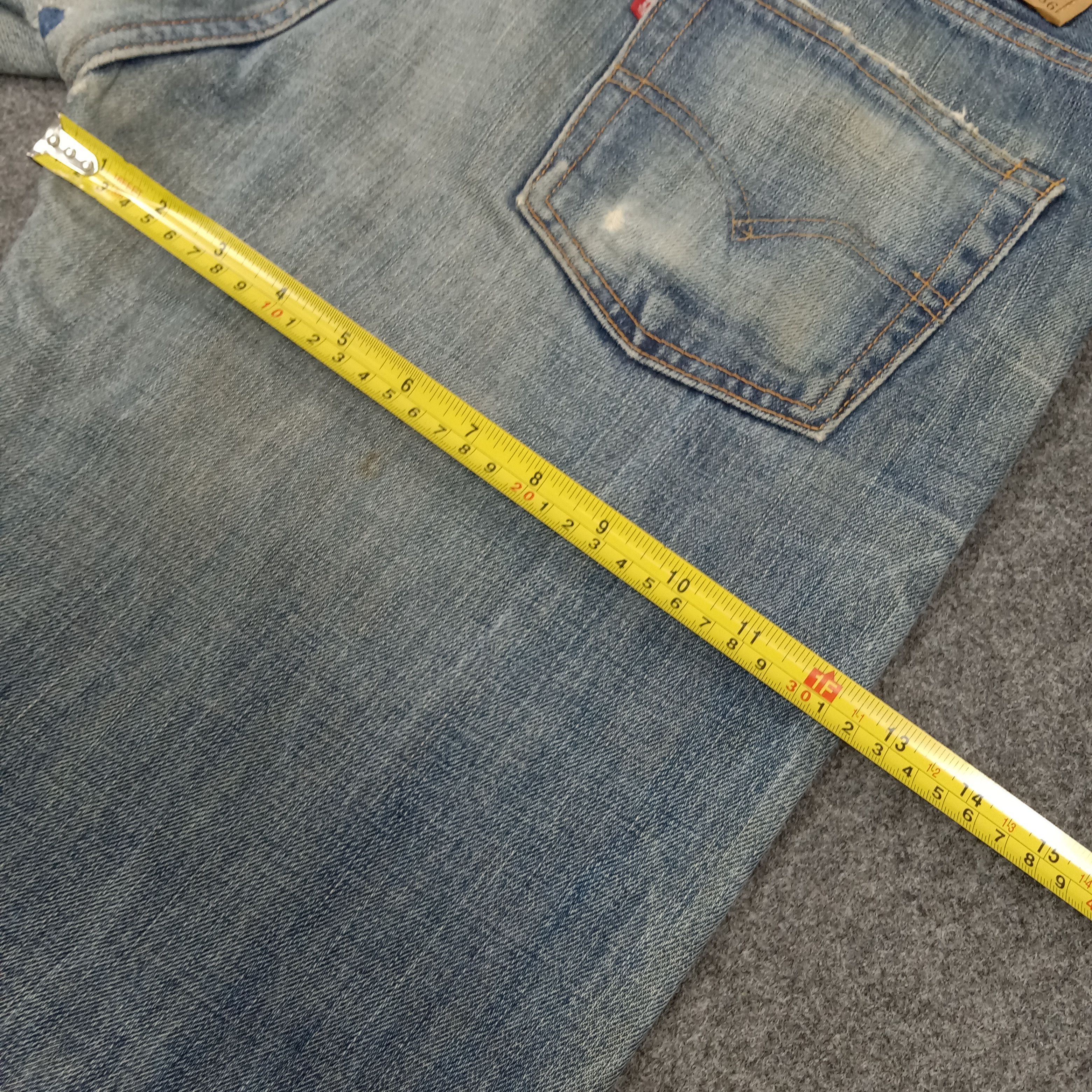 Levi's Levi's 502 Big E Selvedge Distressed 90's Denim Jeans E1A33 Size US 34 / EU 50 - 11 Thumbnail