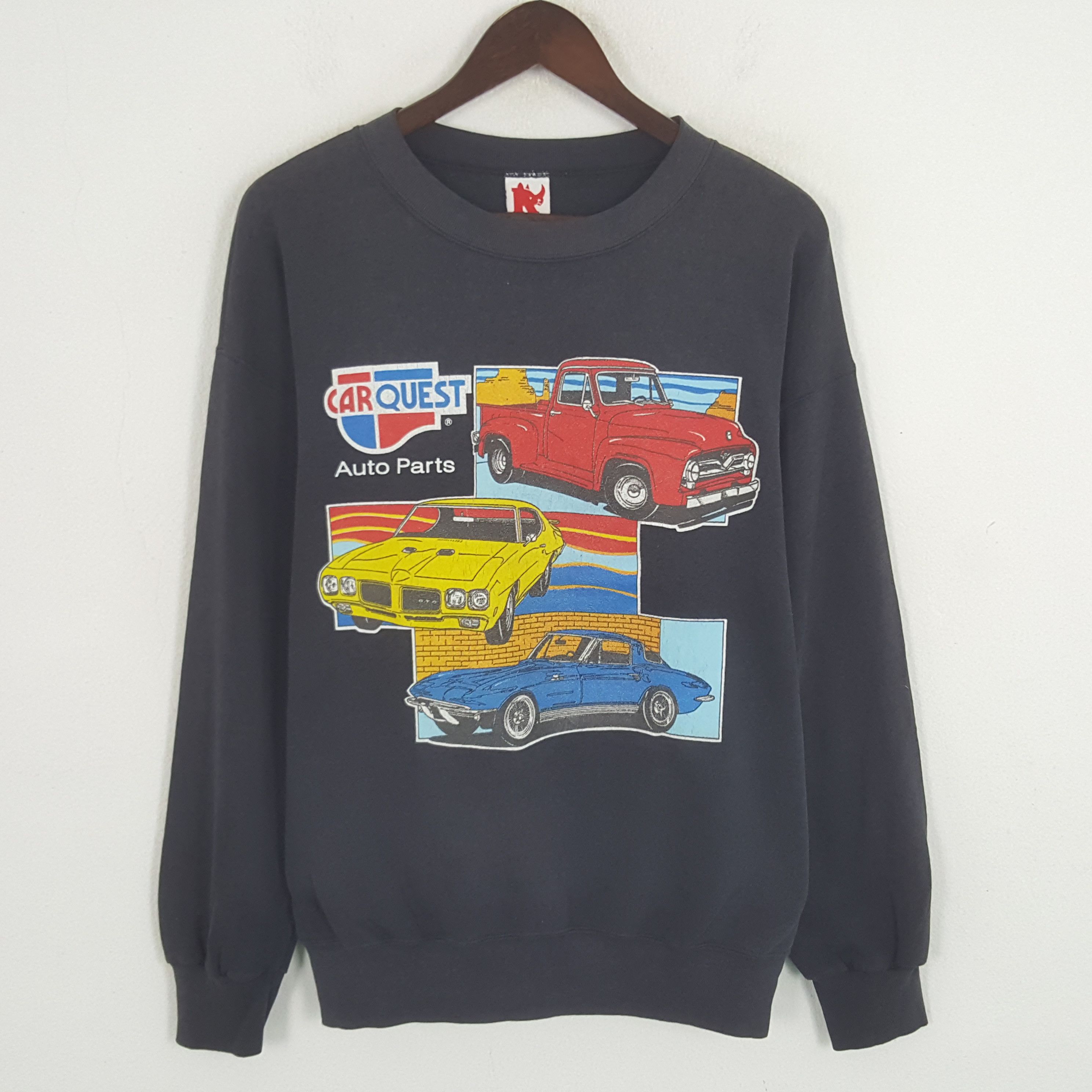 Vintage Vintage Car Quest Auto Parts Classic Sweatshirt Size US L / EU 52-54 / 3 - 1 Thumbnail