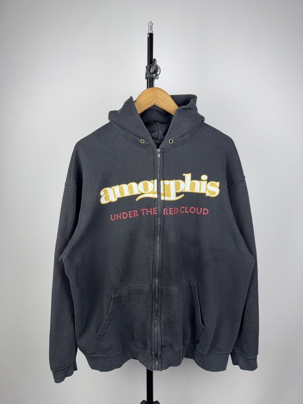 Band Tees Vintage 00s Amorphis Metal Hoodie 2015 Tour Zip-Up Size US L / EU 52-54 / 3 - 1 Thumbnail