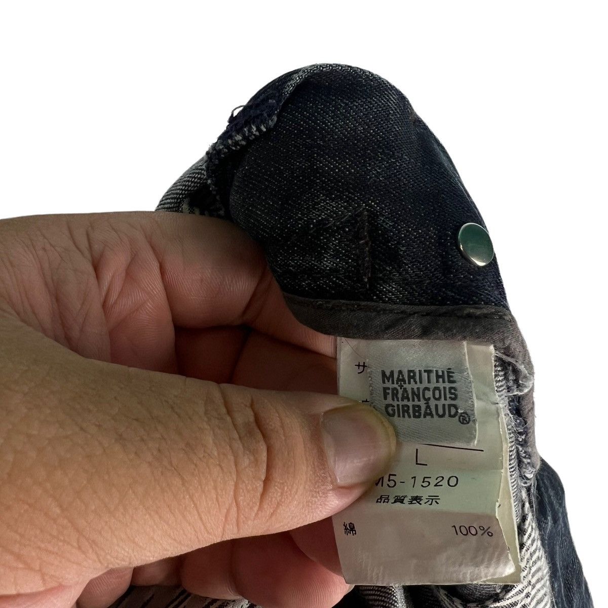 Marithe + Francois Girbaud 🔥Rare Distressed Denim Biker Jeans Marithe Francois Girbaud Size US 36 / EU 52 - 12 Thumbnail