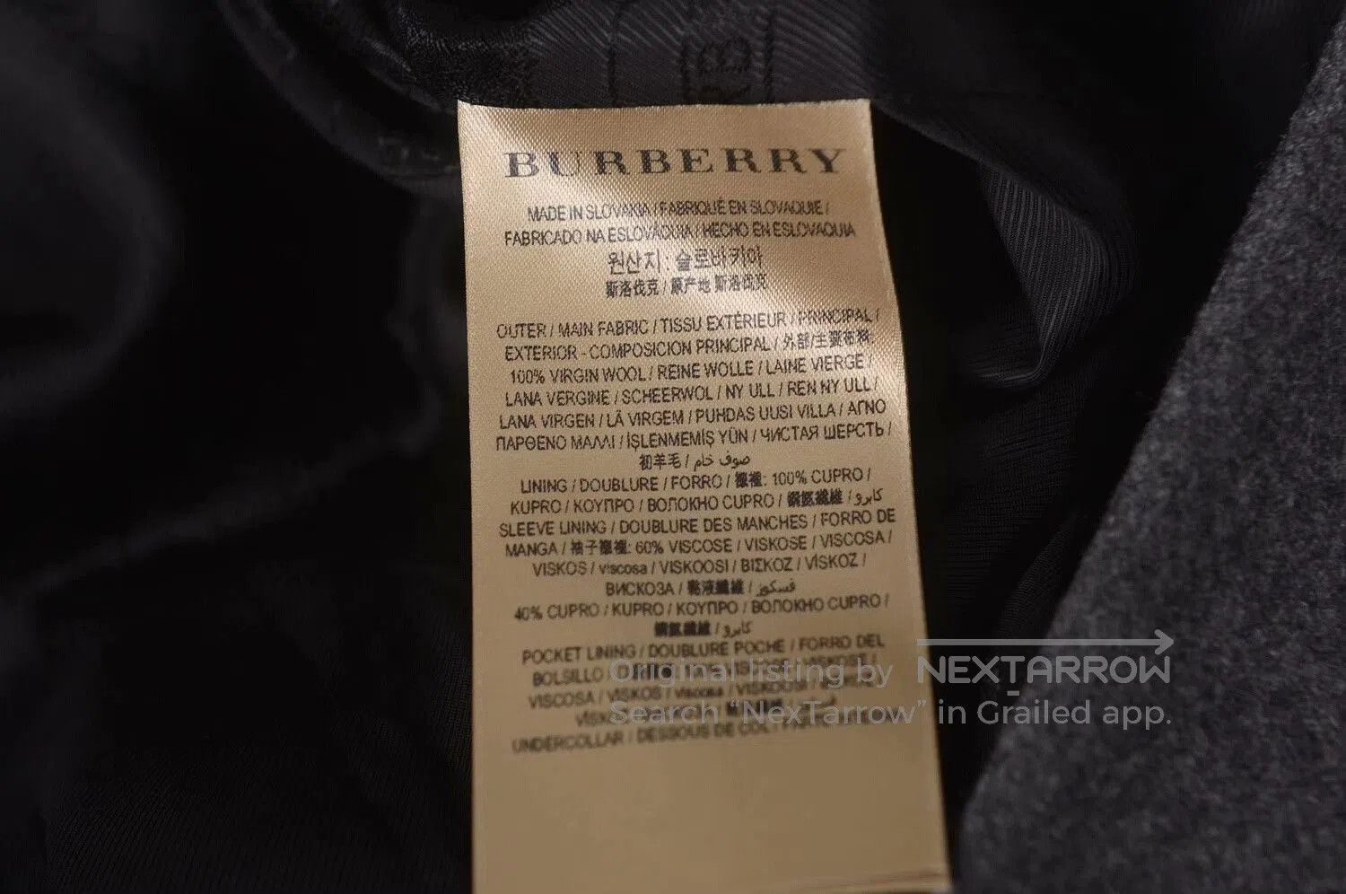 Burberry Burberry Gray Wool Coat Size 36. Size XS / US 0-2 / IT 36-38 - 4 Thumbnail