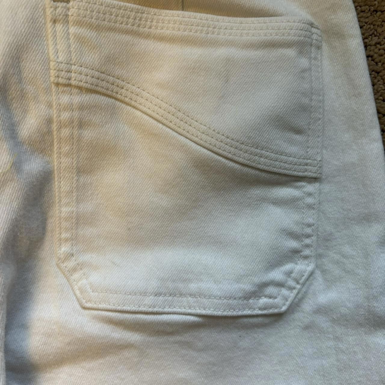 Gap Gap Women's White and Cream Jeans Size 27" / US 4 / IT 40 - 6 Thumbnail