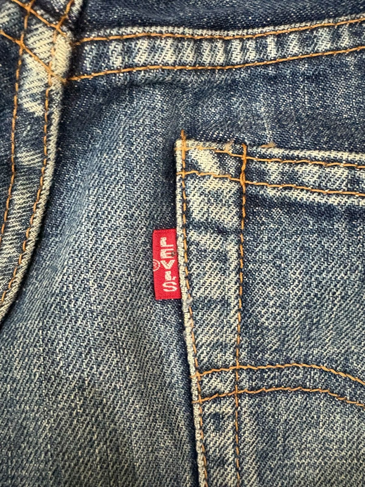 Levi's Vintage 80s Levi’s 502 Big E Selvedge Baggy Jeans Size US 28 / EU 44 - 11 Thumbnail