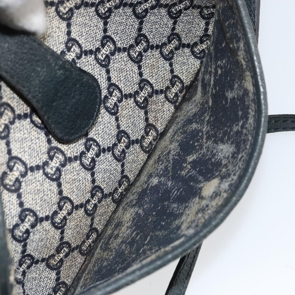 Gucci GUCCI GG Plus Supreme Shoulder Bag Pvc Navy Gold Size ONE SIZE - 13 Thumbnail