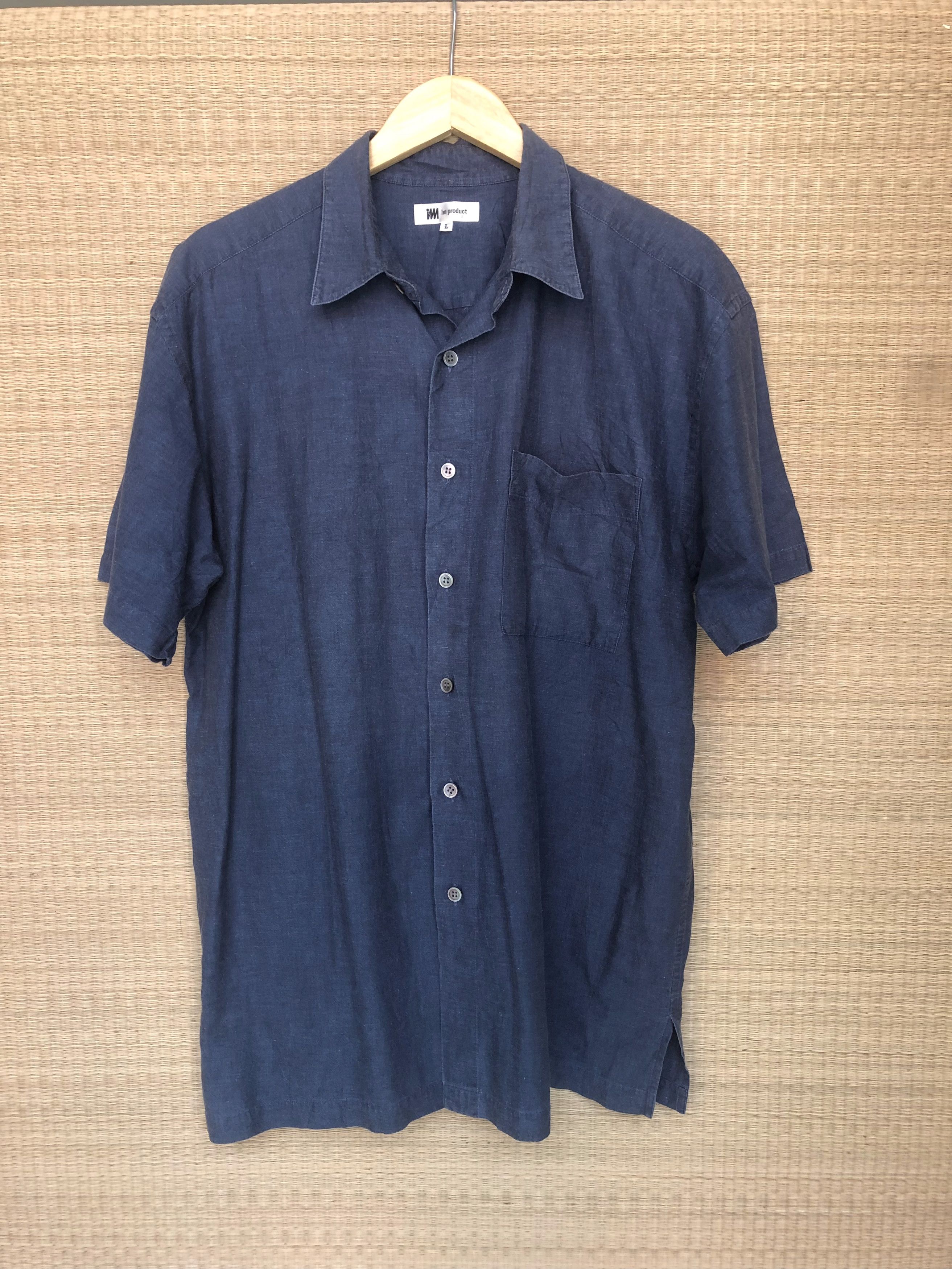 Issey Miyake indigo shirt Size US L / EU 52-54 / 3 - 1 Thumbnail