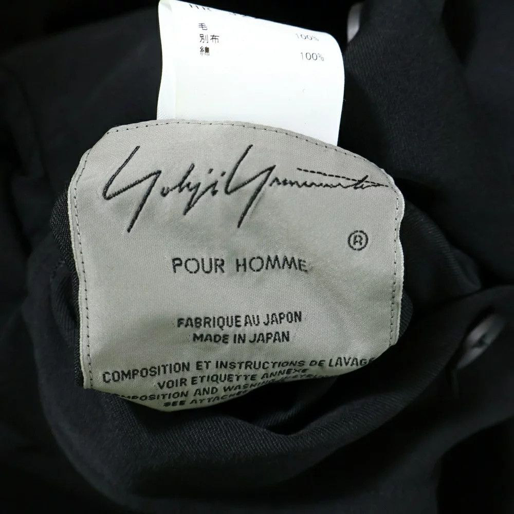Yohji Yamamoto Pour Homme Flap Pocket Tailored Jacket HR-J22-100 Size US M / EU 48-50 / 2 - 2 Thumbnail