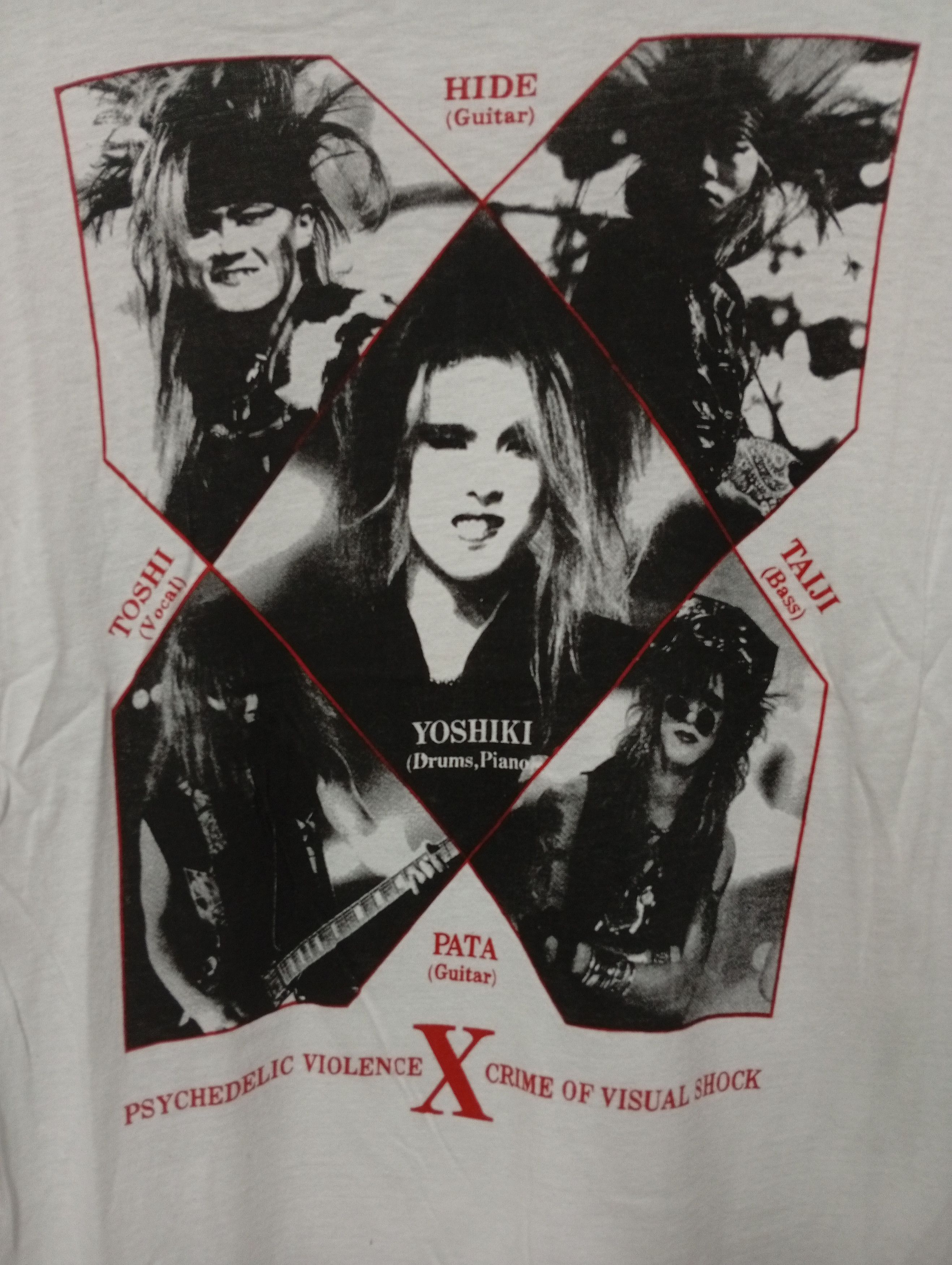 Vintage SUper rare Vintage Psychedelic Violence XJapan Band Size US M / EU 48-50 / 2 - 2 Thumbnail