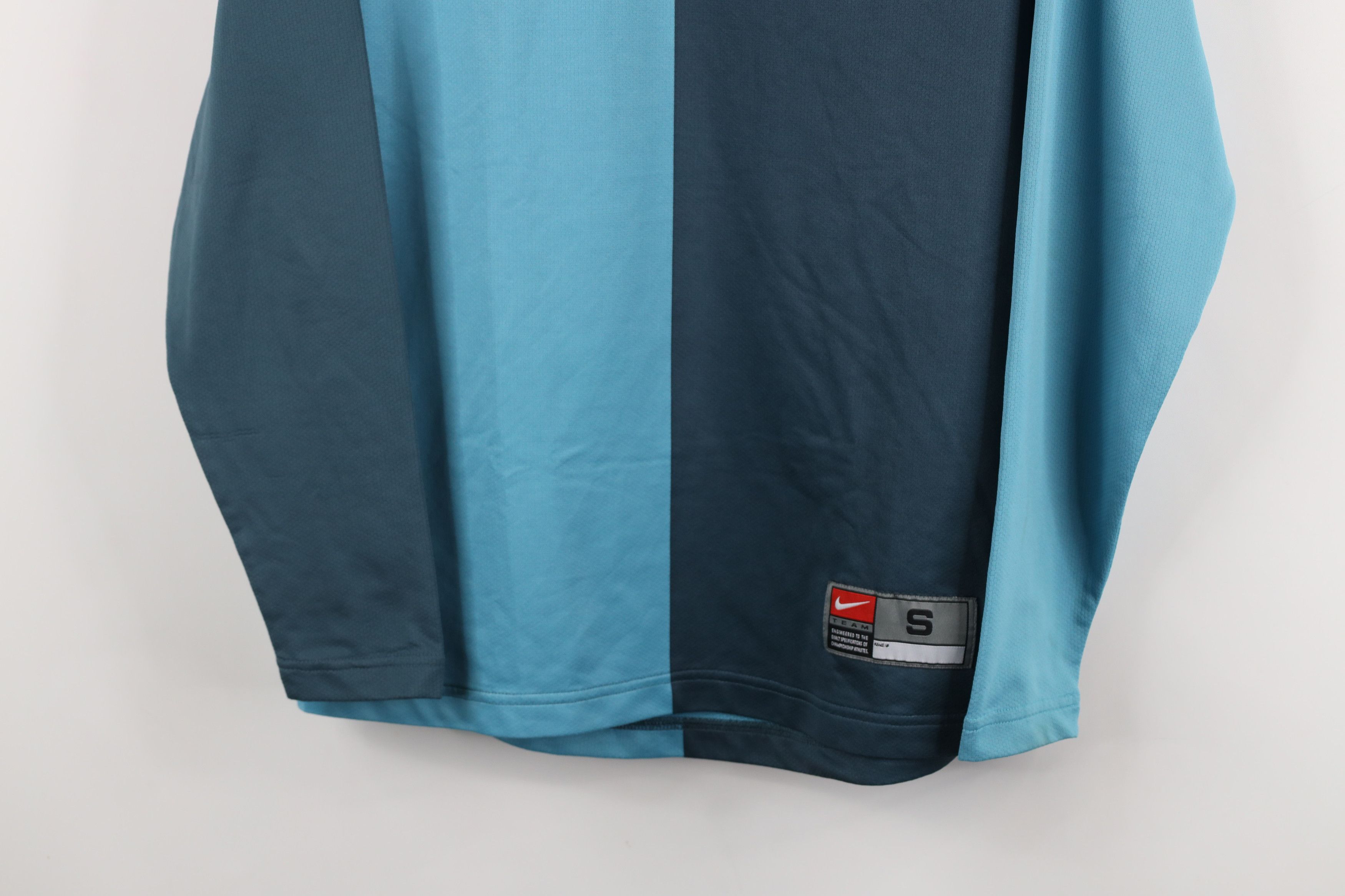 Nike × Vintage Vintage Nike Mini Swoosh Long Sleeve Soccer Jersey Shirt Size US S / EU 44-46 / 1 - 3 Thumbnail