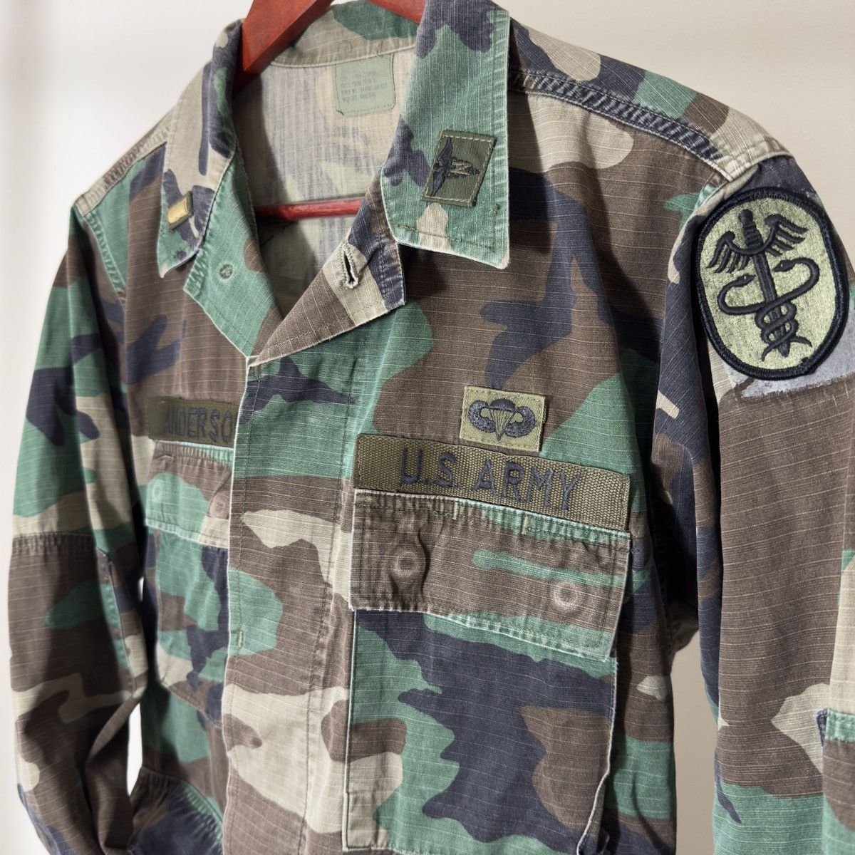 Other Vintage US Army military medic button up shirt/jacket Size US M / EU 48-50 / 2 - 2 Thumbnail