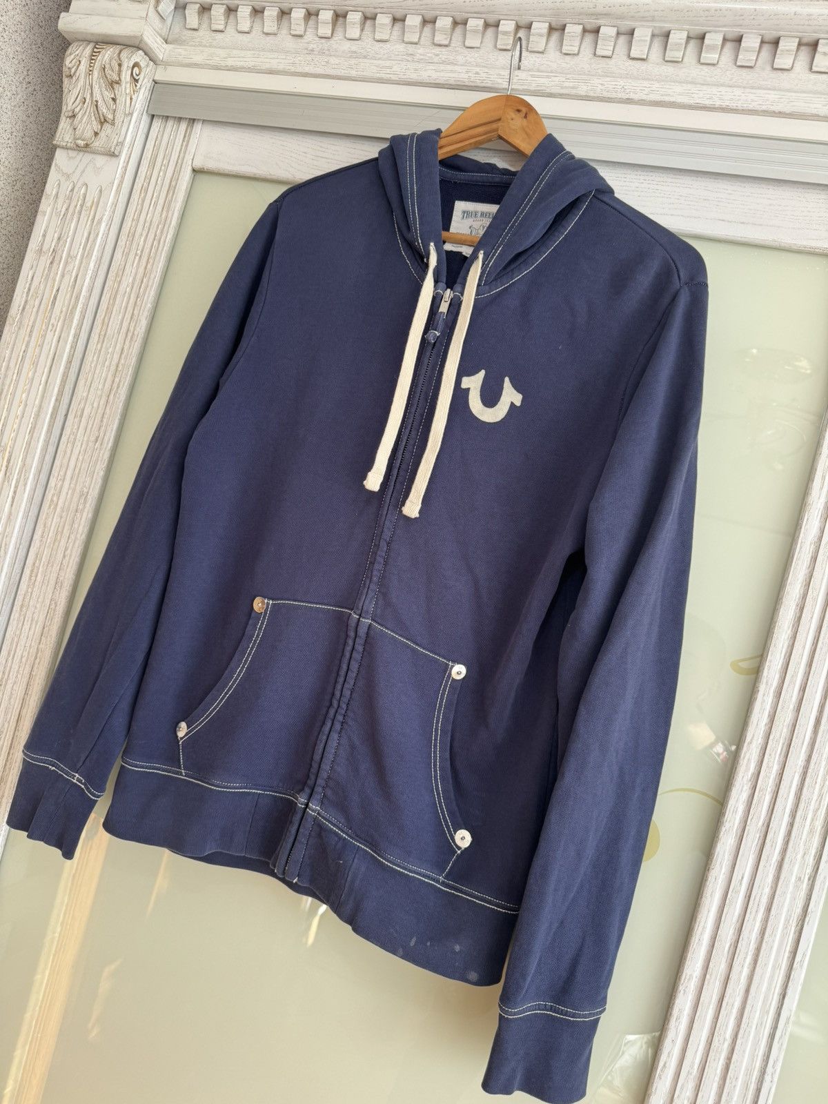 True Religion Vintage True Religion Zip Hoodie Japanese Brand Y2K 90’s Size US M / EU 48-50 / 2 - 3 Thumbnail