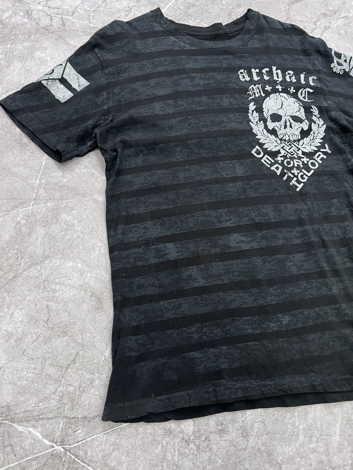 Affliction × Japanese Brand SALE💣💣 Y2K Affliction Style All Over Print T Shirt Tee Size US M / EU 48-50 / 2 - 10 Thumbnail