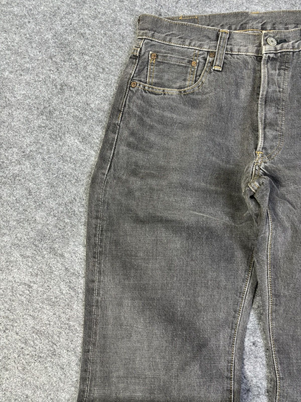 Japanese Brand Vintage John Bull Japan Black Wash Selvedge Denim K168 Size US 30 / EU 46 - 5 Thumbnail