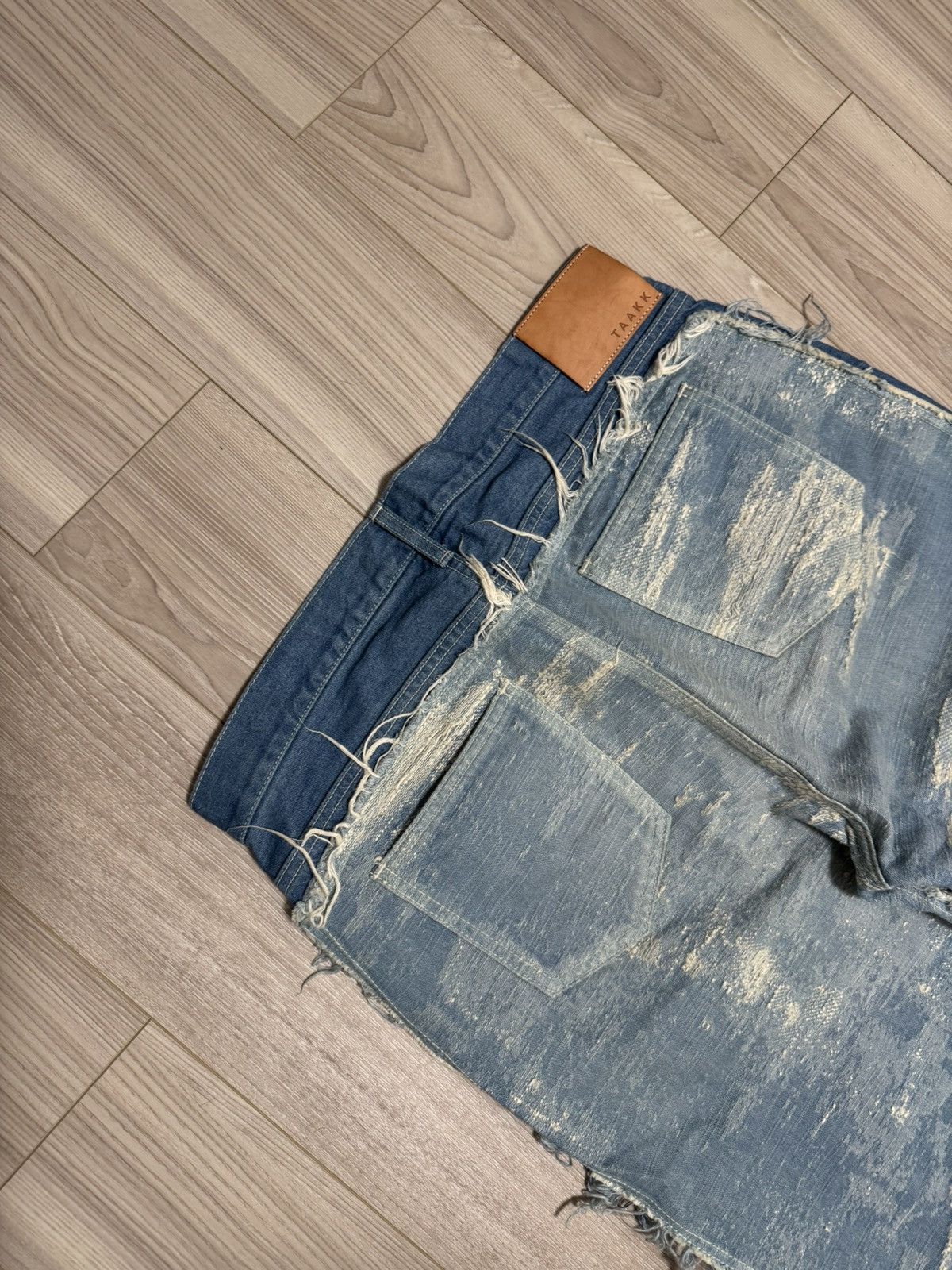 TAAKK TAAKK SS23 Reconstructed Bleached Denim Size US 31 - 8 Thumbnail