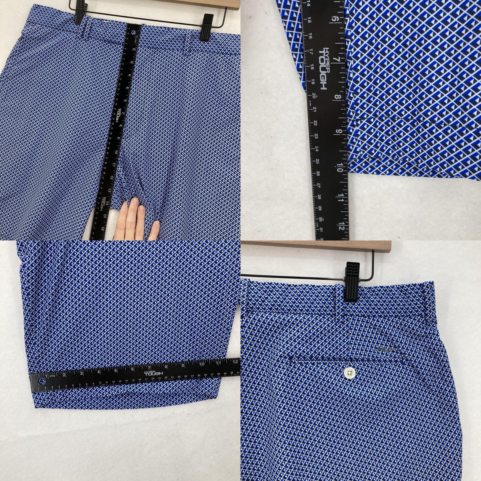 RLX Ralph Lauren RLX Ralph Lauren Shorts Mens 36 Blue Golf Performance Stretch Geometric Print Size US 36 / EU 52 - 8 Thumbnail