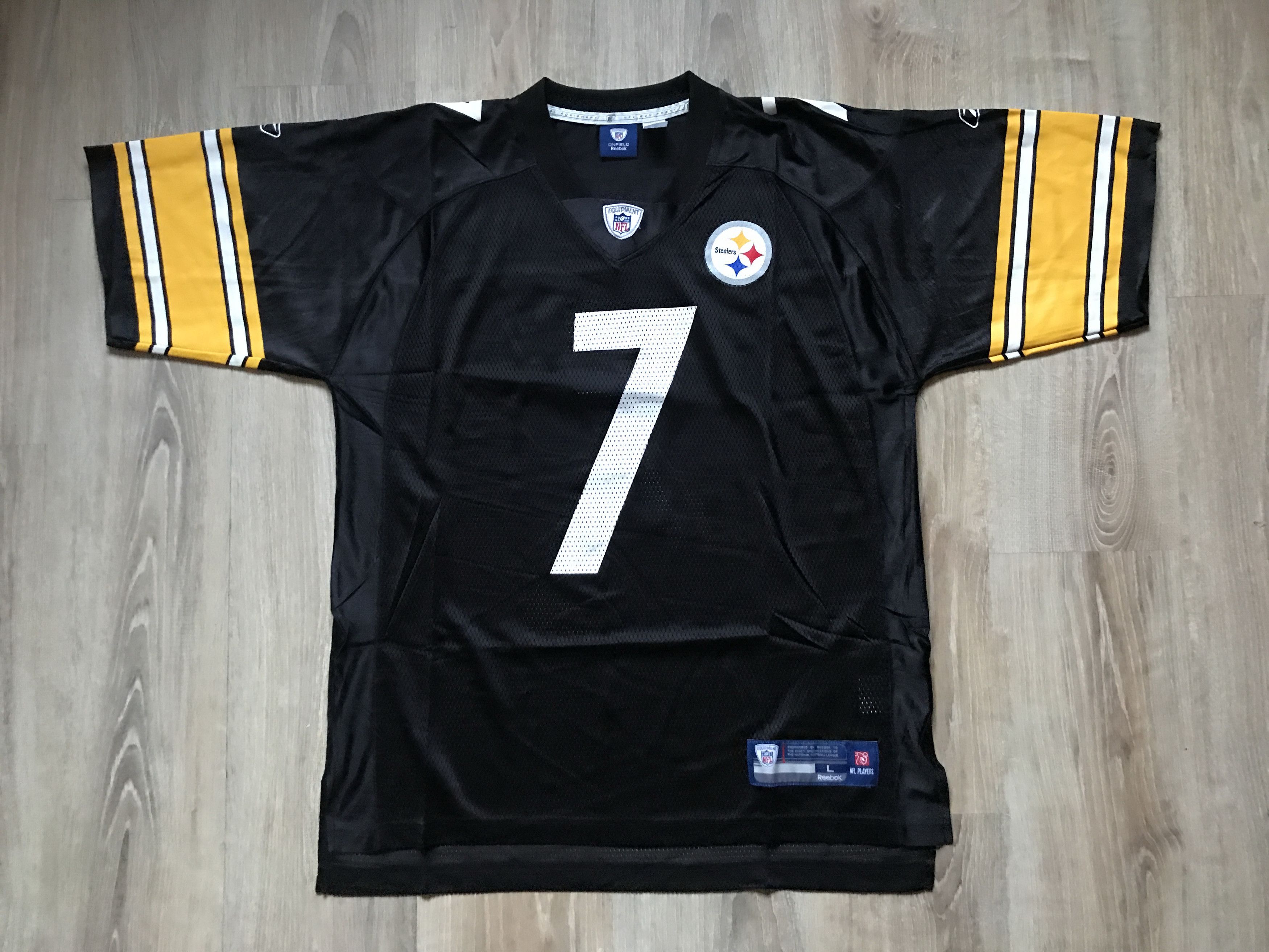 NFL × Reebok × Vintage Reebok NFL Pittsburgh Steelers Ben Roethlisberger #7 Jersey Size US L / EU 52-54 / 3 - 2 Thumbnail