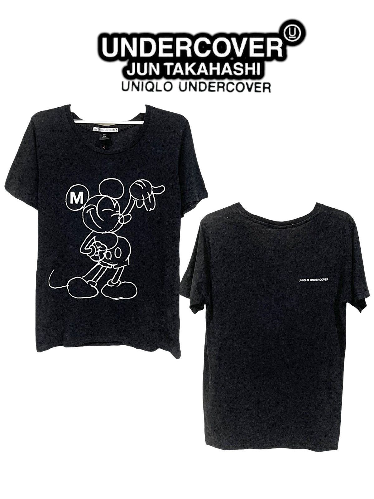 Disney Undercover Disney Rework Pinhole Distressed Effect Tee Size US M / EU 48-50 / 2 - 10 Thumbnail