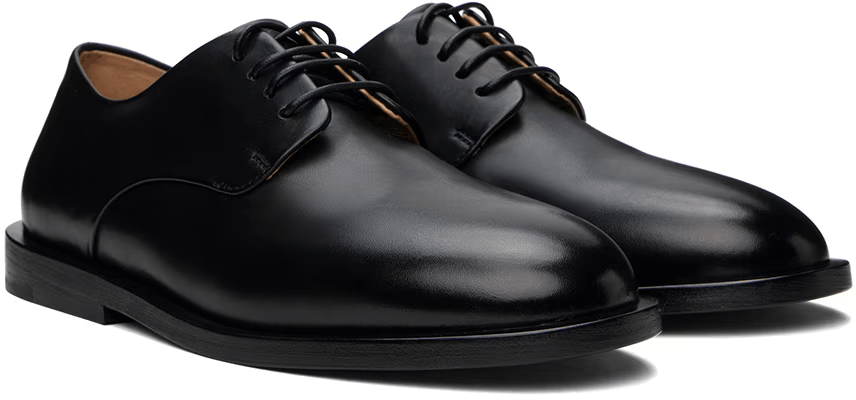 Marsell MARSÈLL Mando Derbys Leather Lace-Up Black Shoes 45 / 12 Size US 12 / EU 45 - 1 Thumbnail