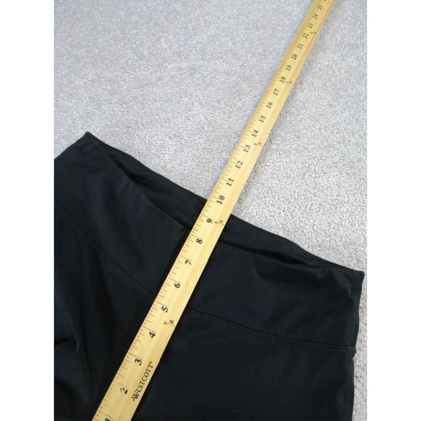 Nike Nike Leggings Womens Medium Dri Fit Black Performance Crop Running Size 32" / US 10 / IT 46 - 7 Thumbnail