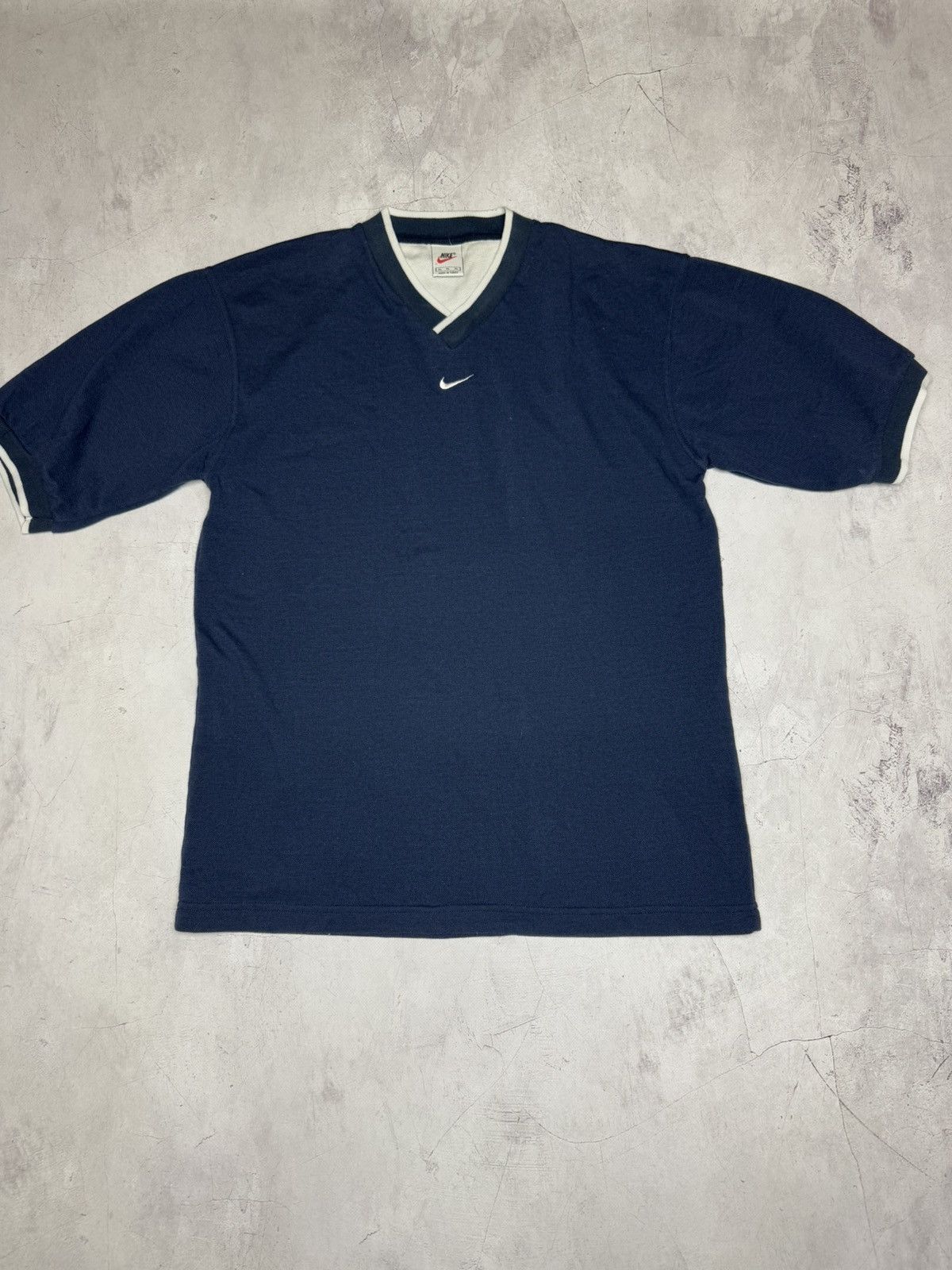 Nike × Vintage Vintage Nike Swoosh T Shirt Size US XL / EU 56 / 4 - 1 Thumbnail