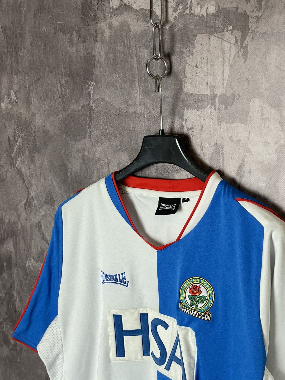 Lonsdale × Vintage 00s Vintage Longsdale x Blackburn Rovers F.C Soccer Jersey Size US S / EU 44-46 / 1 - 5 Thumbnail