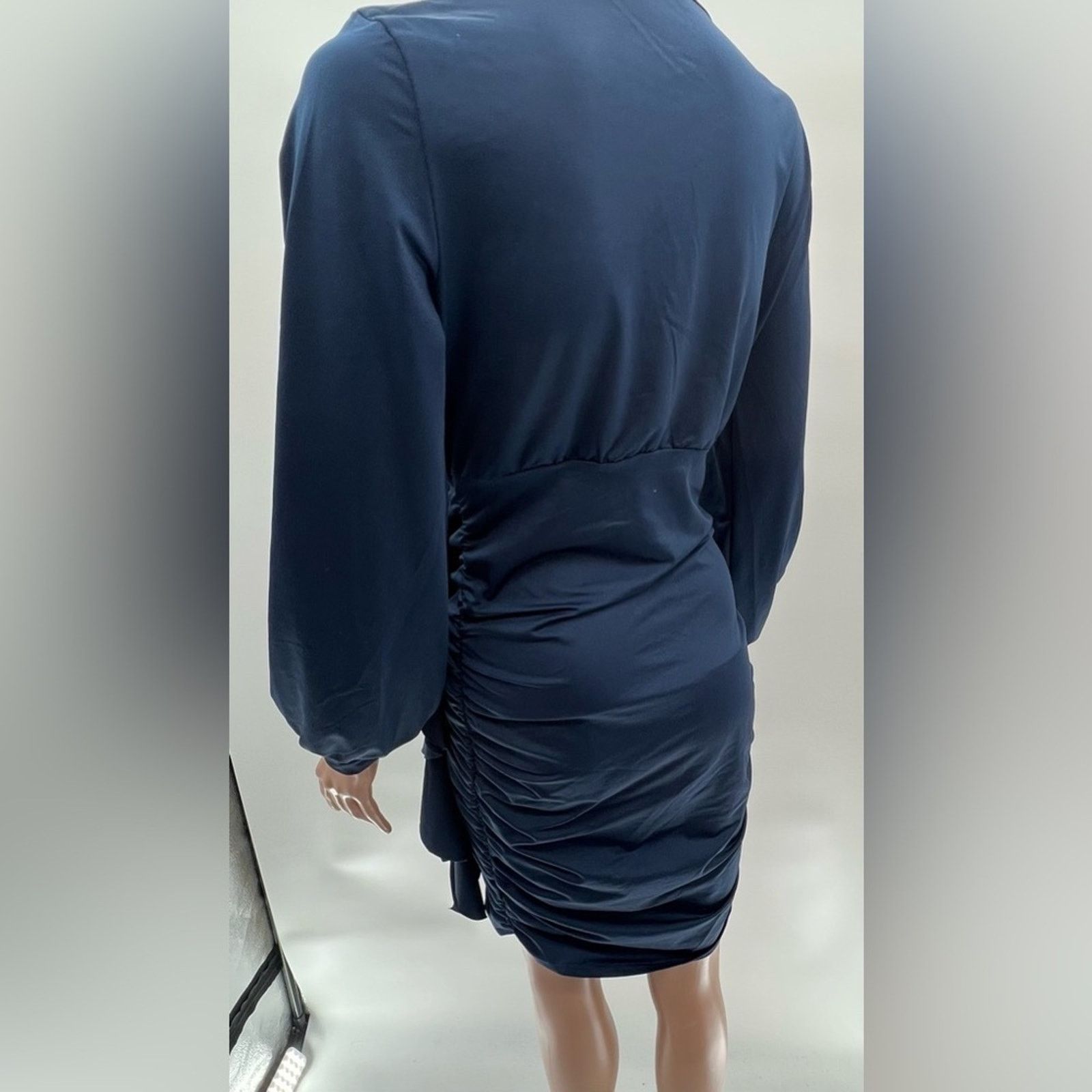 & Other Stories Midnight Blue Rouched Dress (NWOT) M Size M / US 6-8 / IT 42-44 - 7 Thumbnail