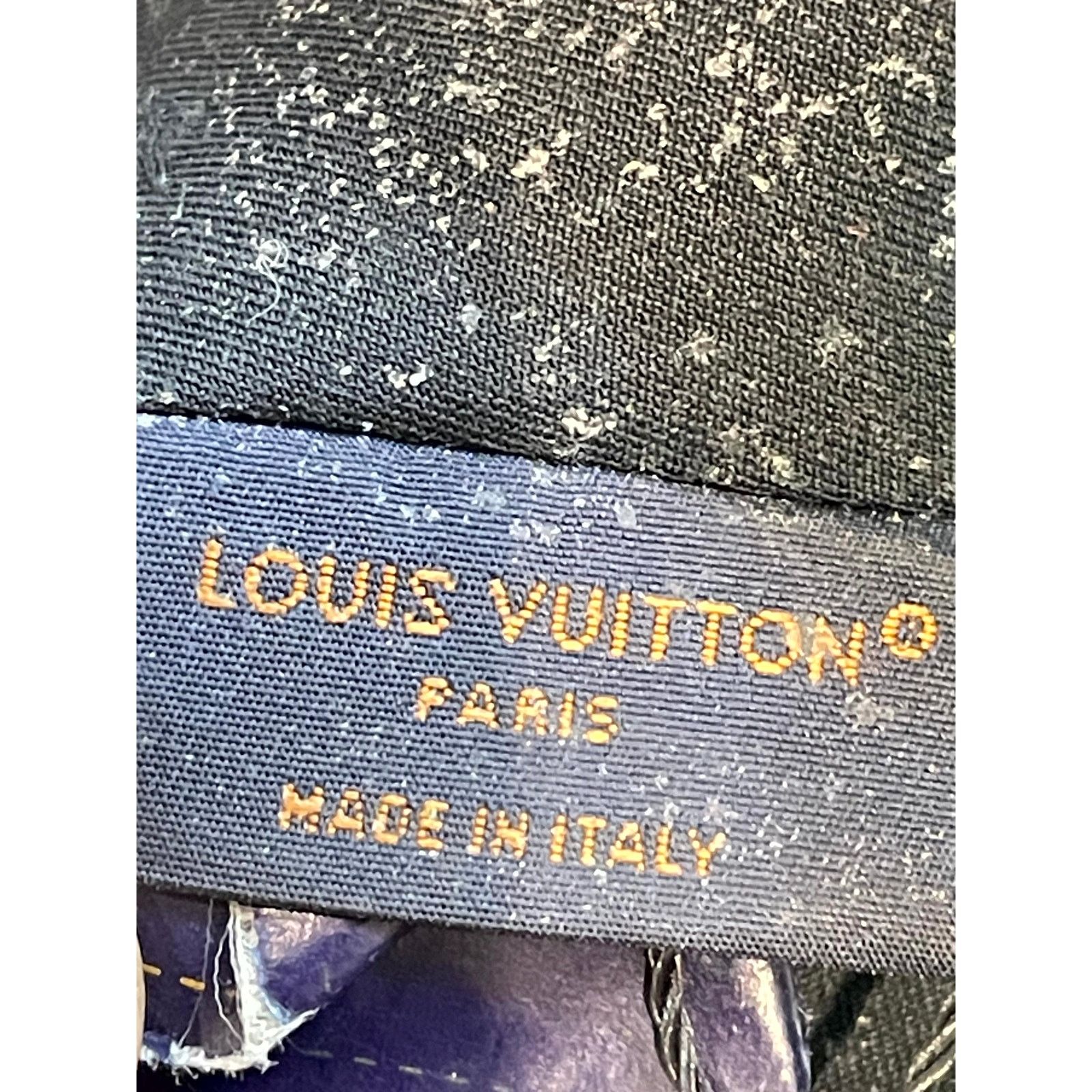 Louis Vuitton LV Monogram Leather Black Cap Size ONE SIZE - 3 Thumbnail