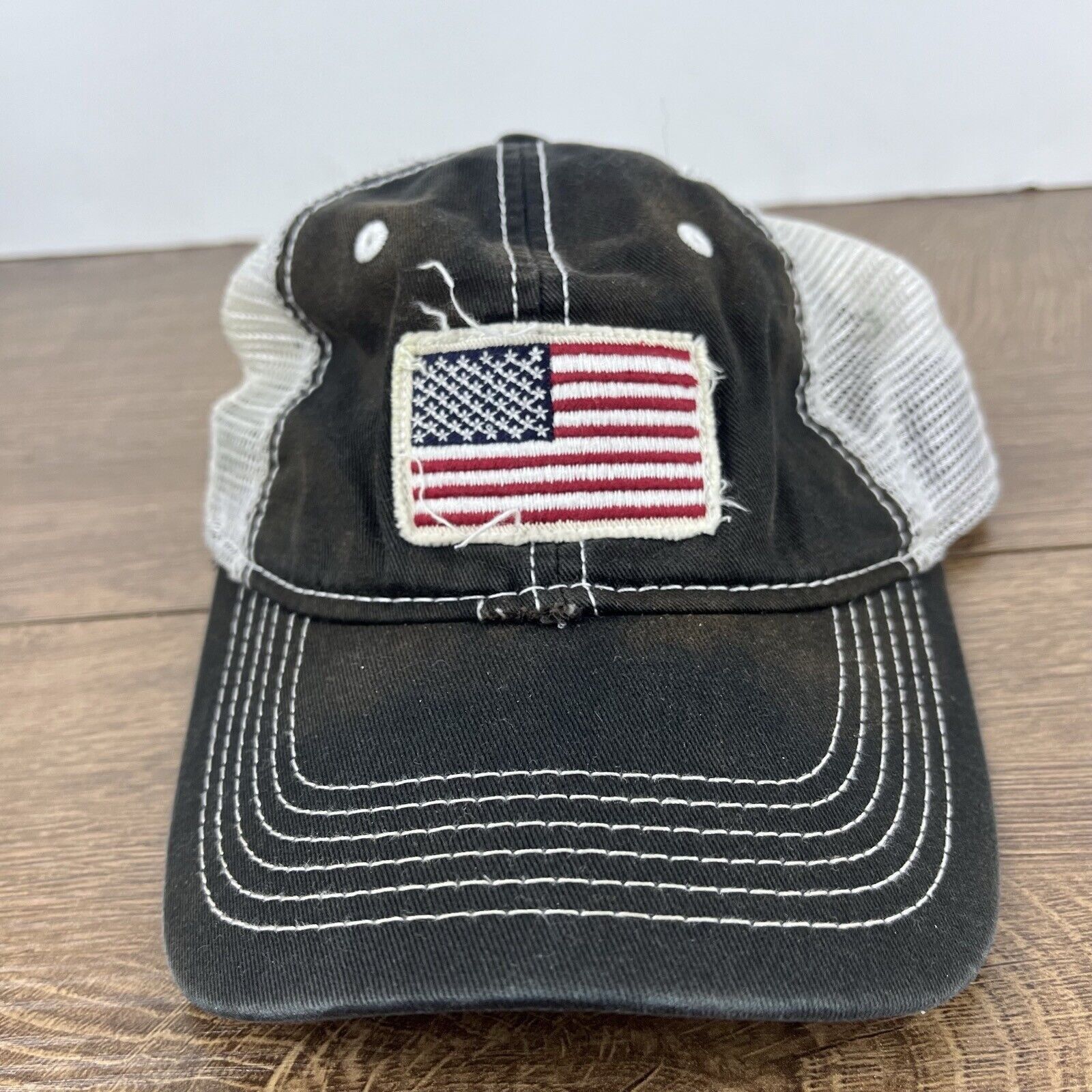 Other USA American Flag Hat Adjustable Hat Black Hat Adjustable Bl Size ONE SIZE - 4 Thumbnail