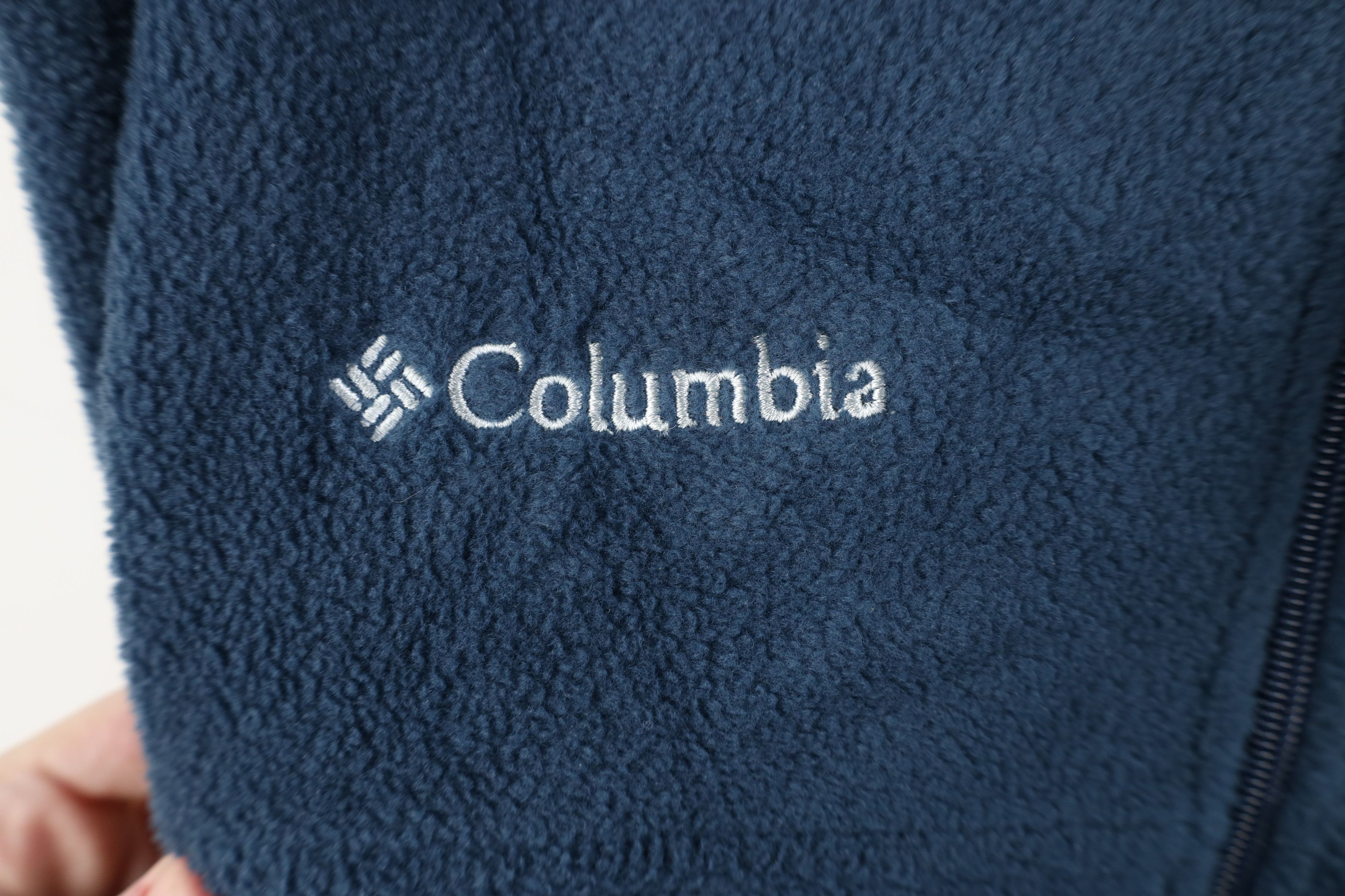 Columbia Vintage Columbia Motor Company Full Zip Fleece Jacket Blue Size US XL / EU 56 / 4 - 5 Thumbnail