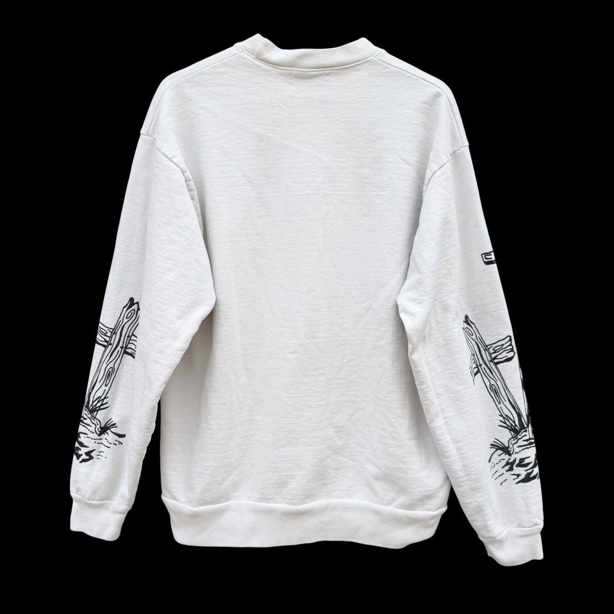 Warren Lotas Warren Lotas “Here Lies” Crosses Crewneck Sweatshirt Medium Size US M / EU 48-50 / 2 - 2 Thumbnail