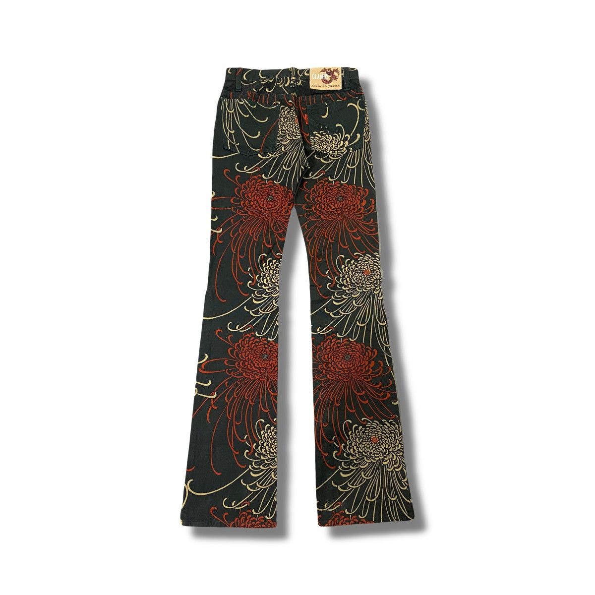 Hysteric Glamour 2000s Glamdy - Japanese Floral Printed Flare Denim Lgb Ifsix Size 25" / US 0 / IT 36 - 6 Thumbnail